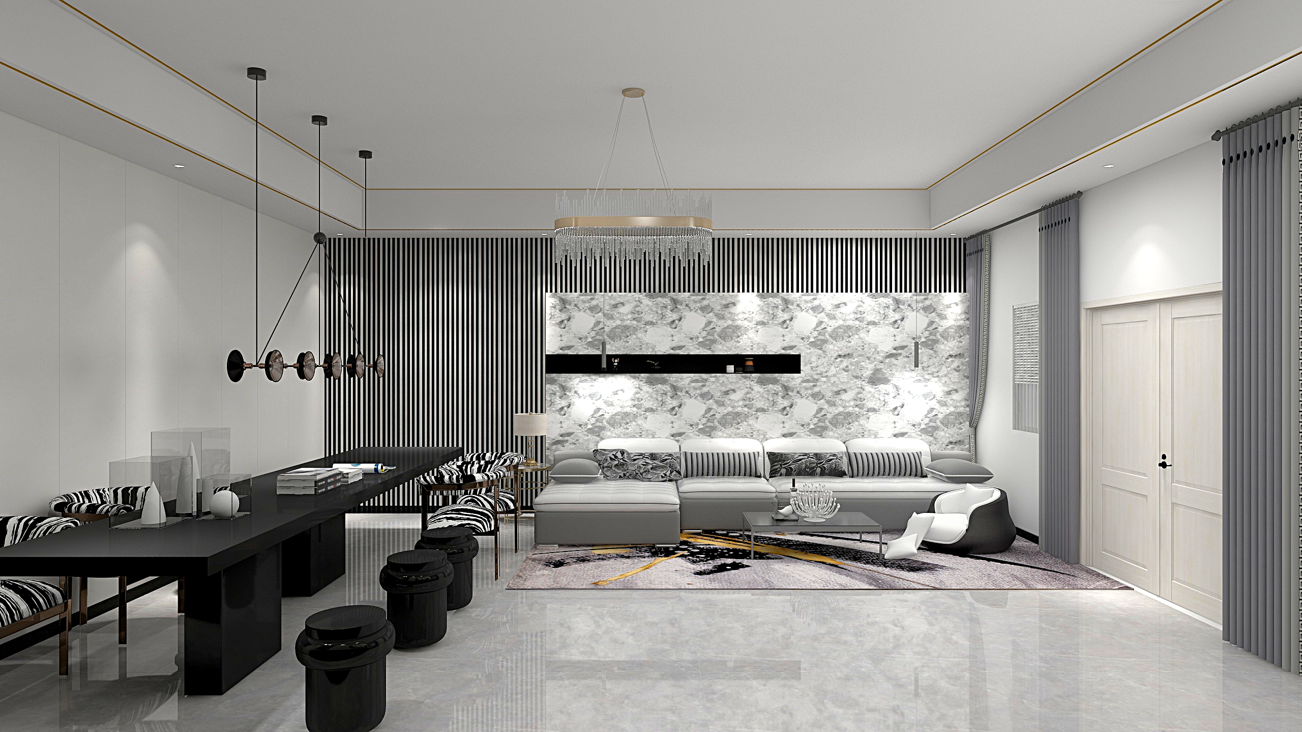 室内设计师苏苏-农家自建房装修效果图