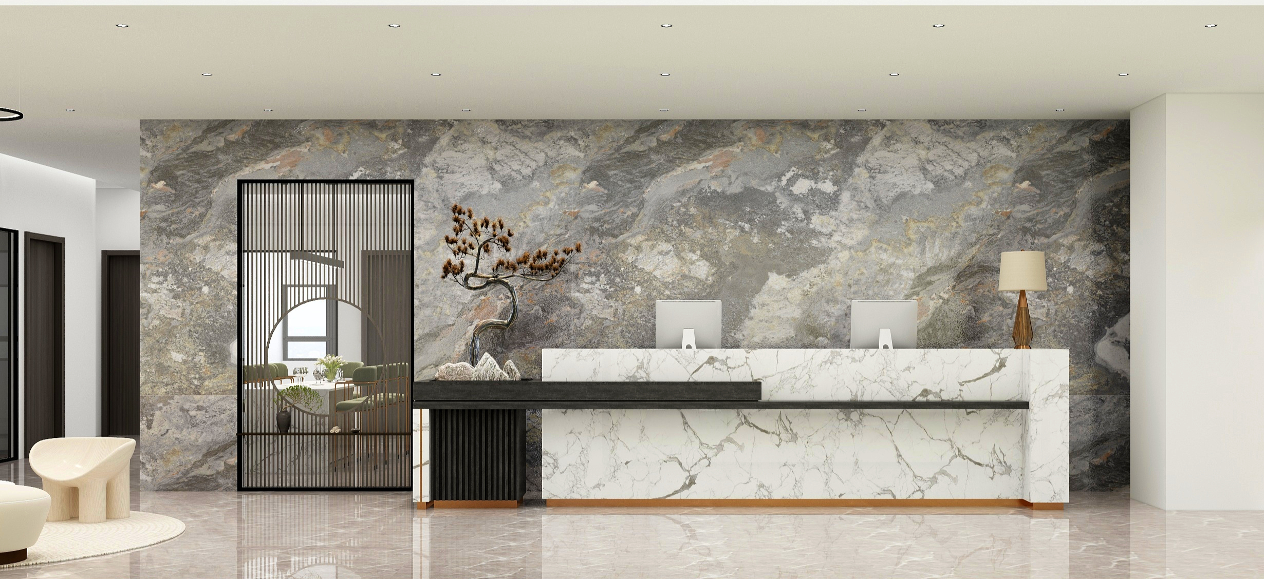 陈乔峰五福临门-效果图用律所-装修设计方案