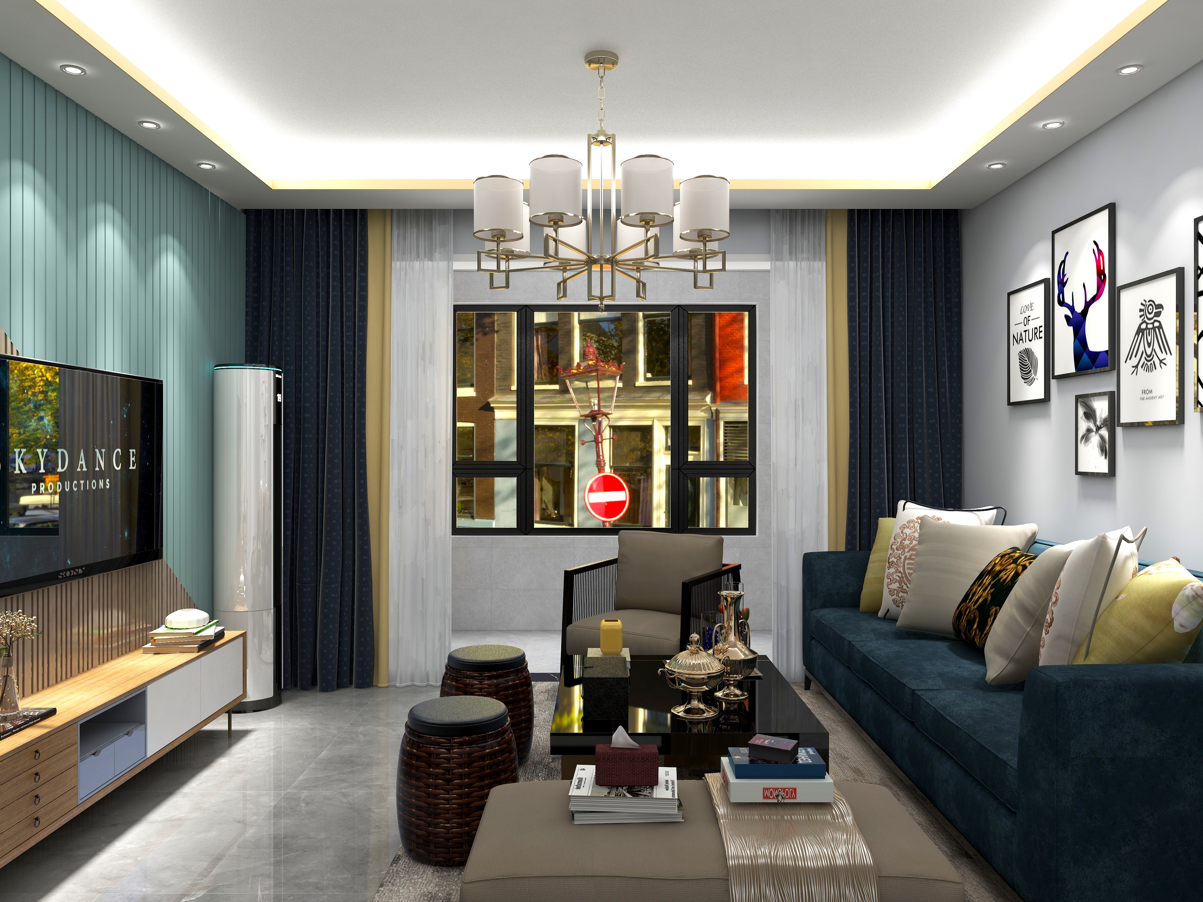 刘枫-Tyler-公园里·北欧风情装修效果图