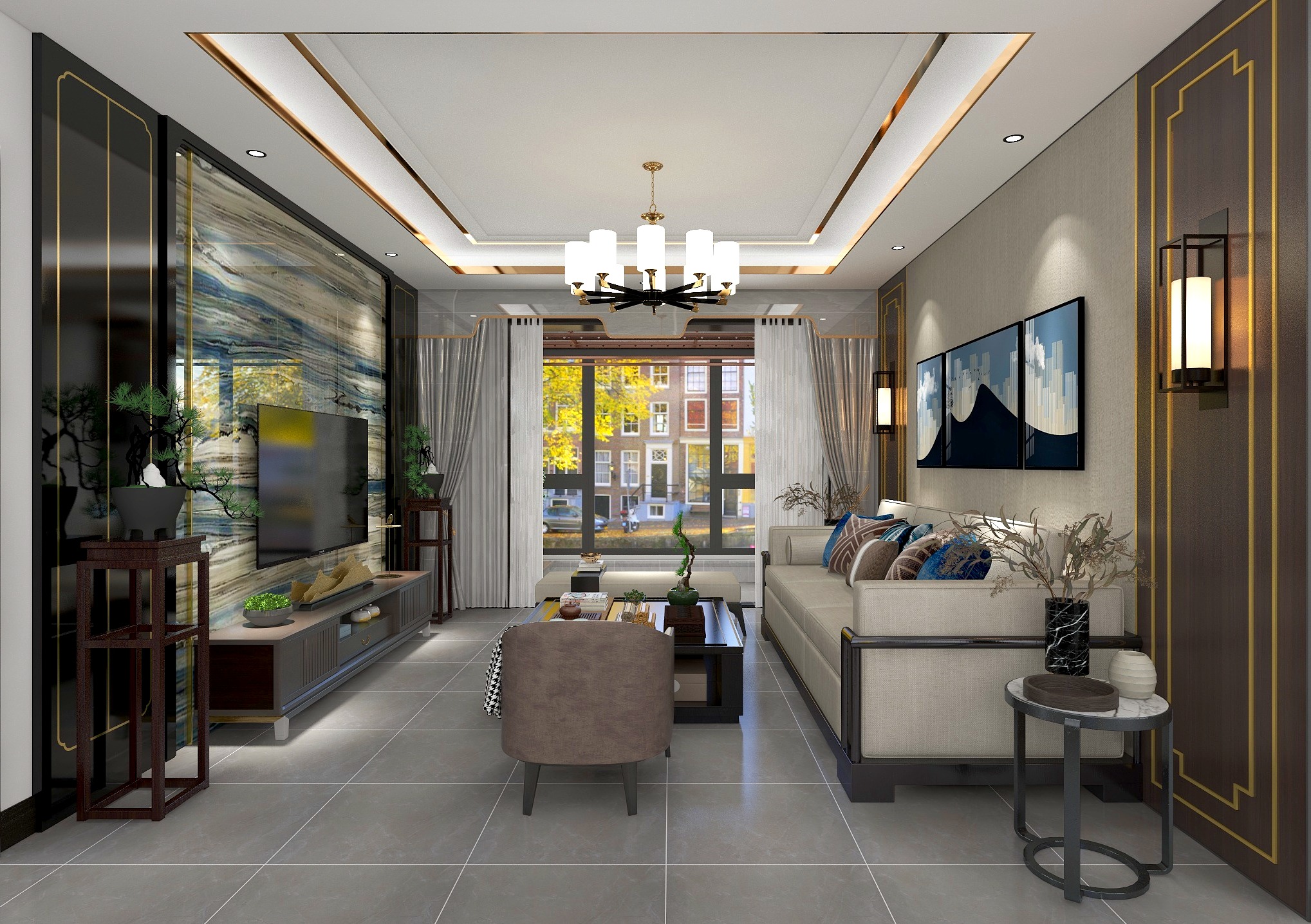 中意设计-领阅140装修效果图