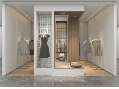 曾星超12138-日式女装店装修效果图