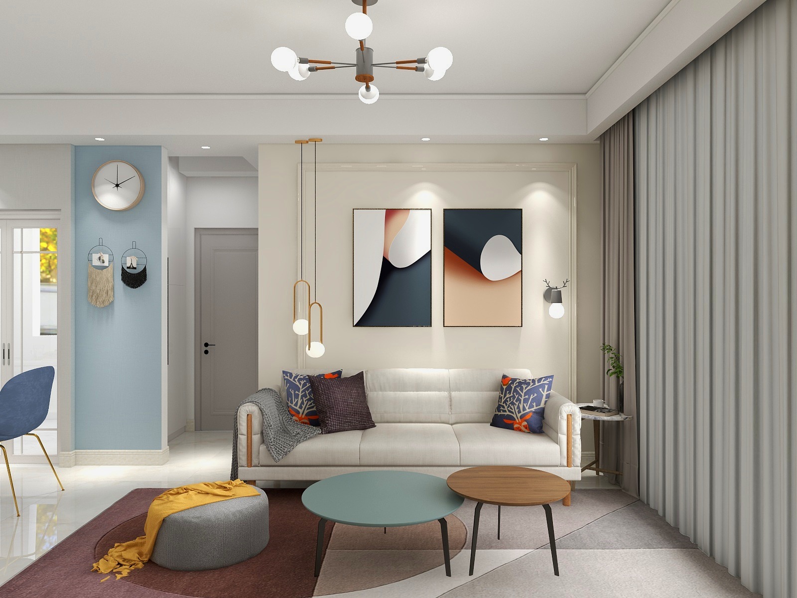 一叶知秋red-星河国际-装修设计方案