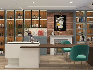 北宸空間設計-【艺术家的大HOUSE】-136平复式LOFT-复古风装修效果图