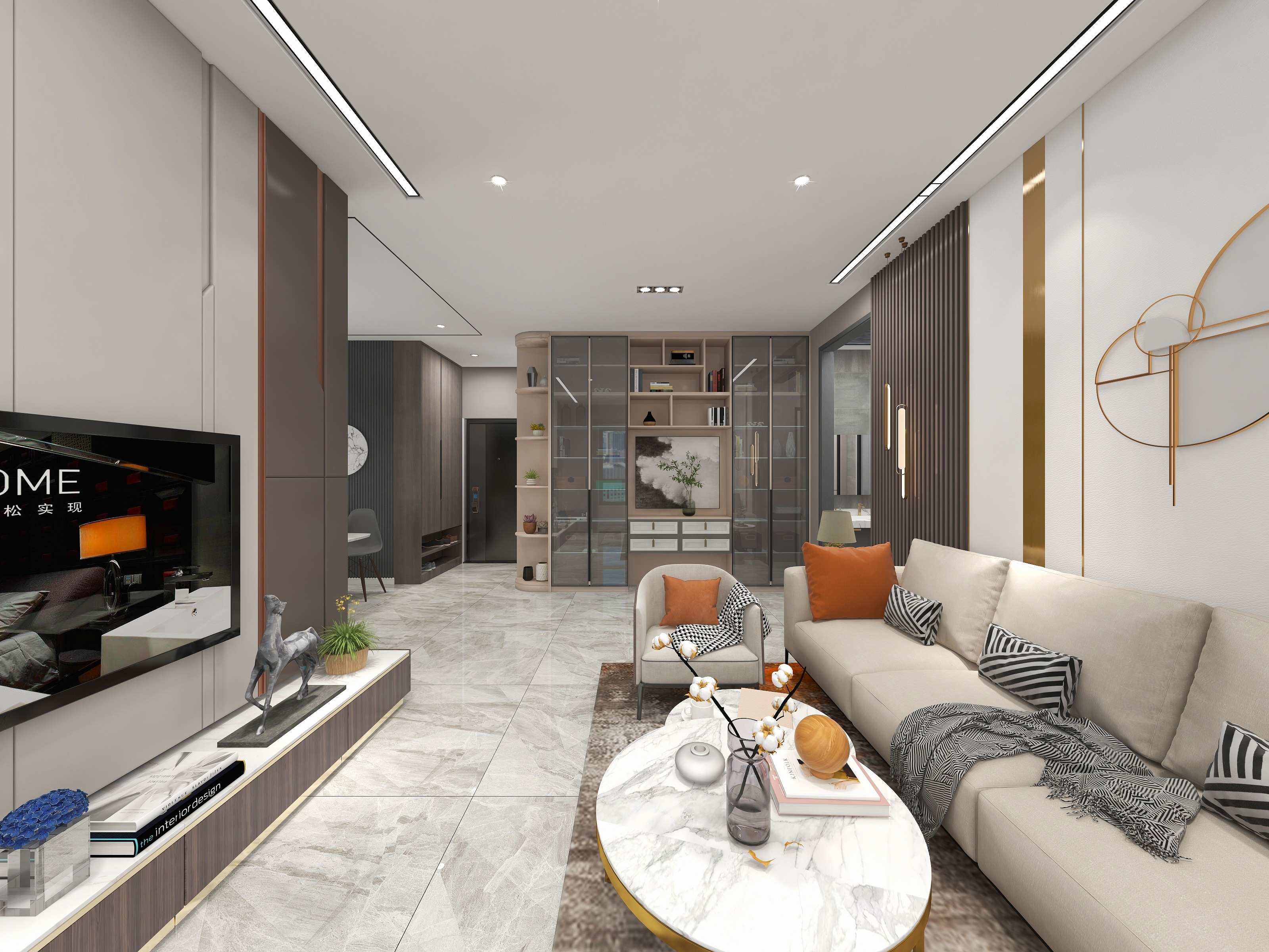 融韵智家-现代轻奢风格装修效果图