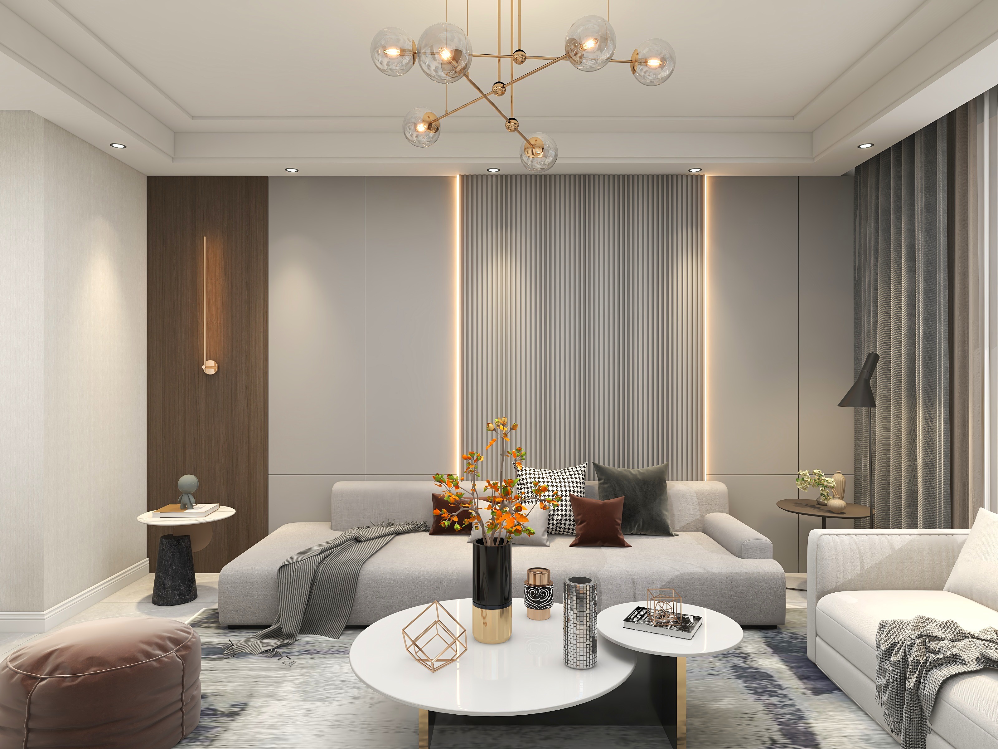 全案設計丨木子-红山郡五期-123装修效果图