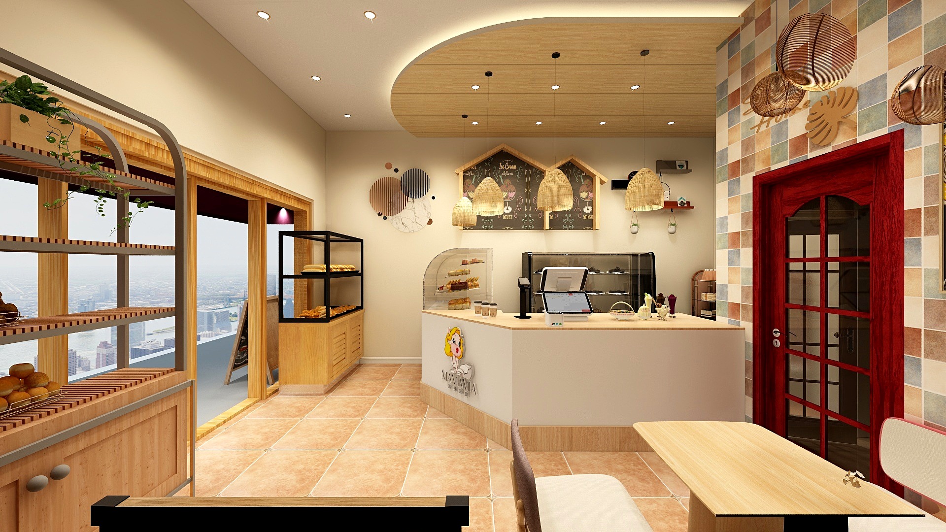 GAHdesign-蛋糕甜品店装修效果图