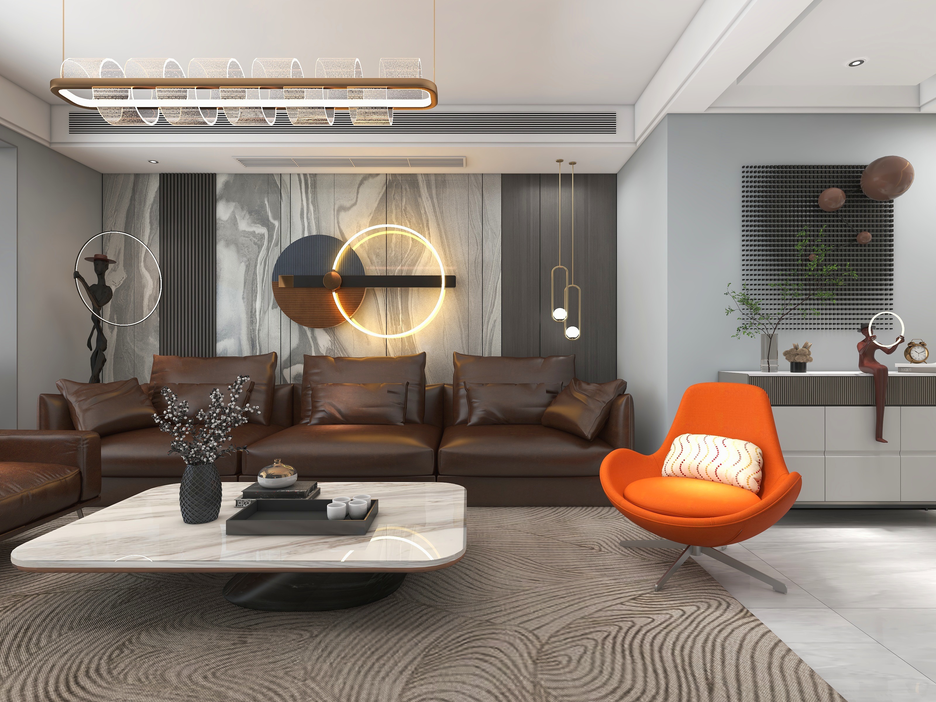 丨默涵丨-华夏中央公园装修效果图