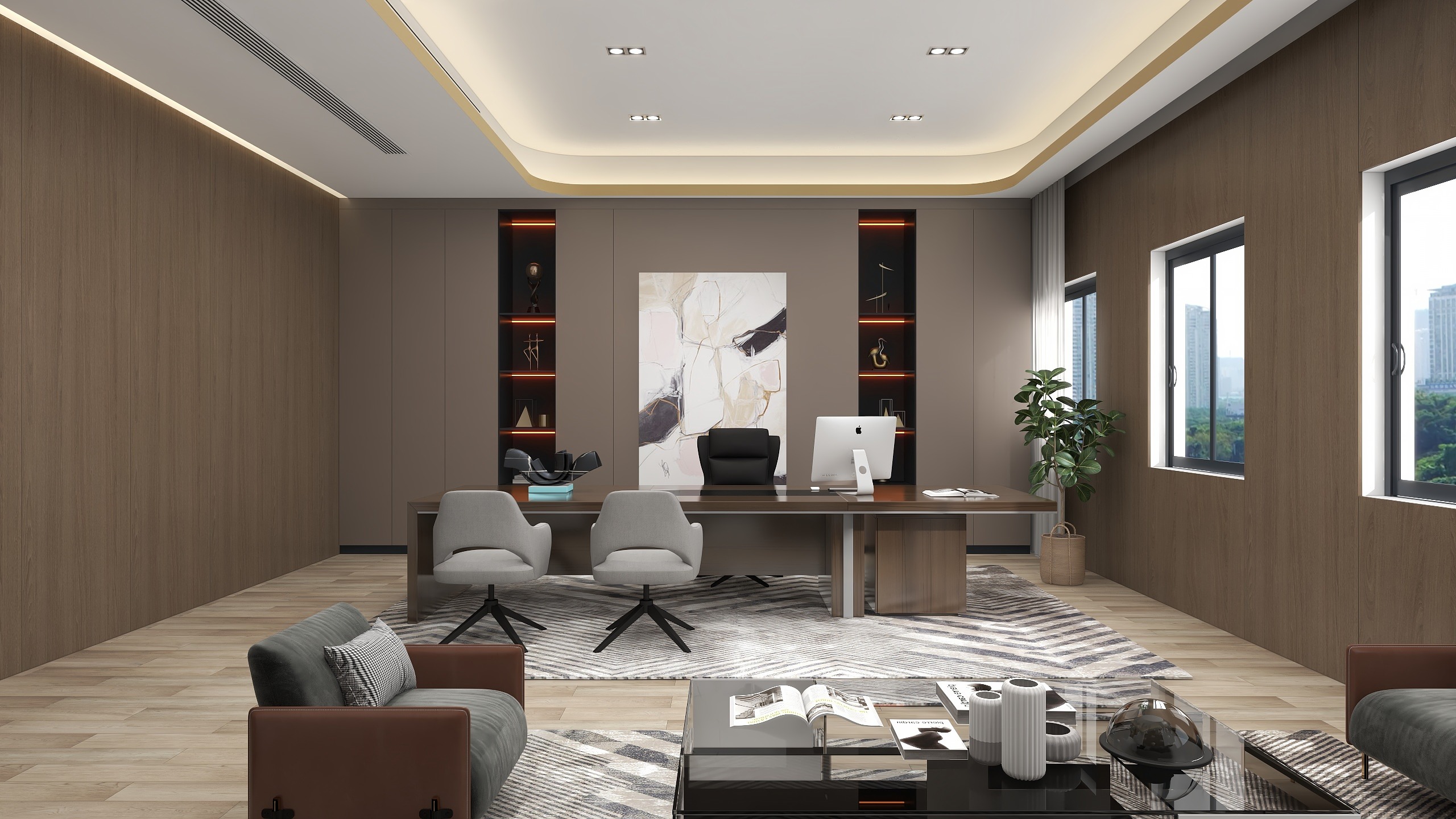 Patrick丶Star-厂区办公室装修效果图