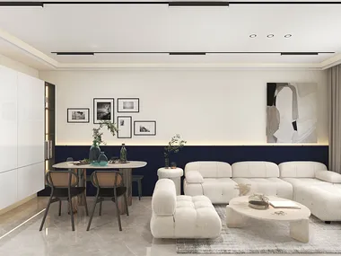吴灿RJJg-大师挑战赛——婚房设计户型-蔚来之间装修效果图