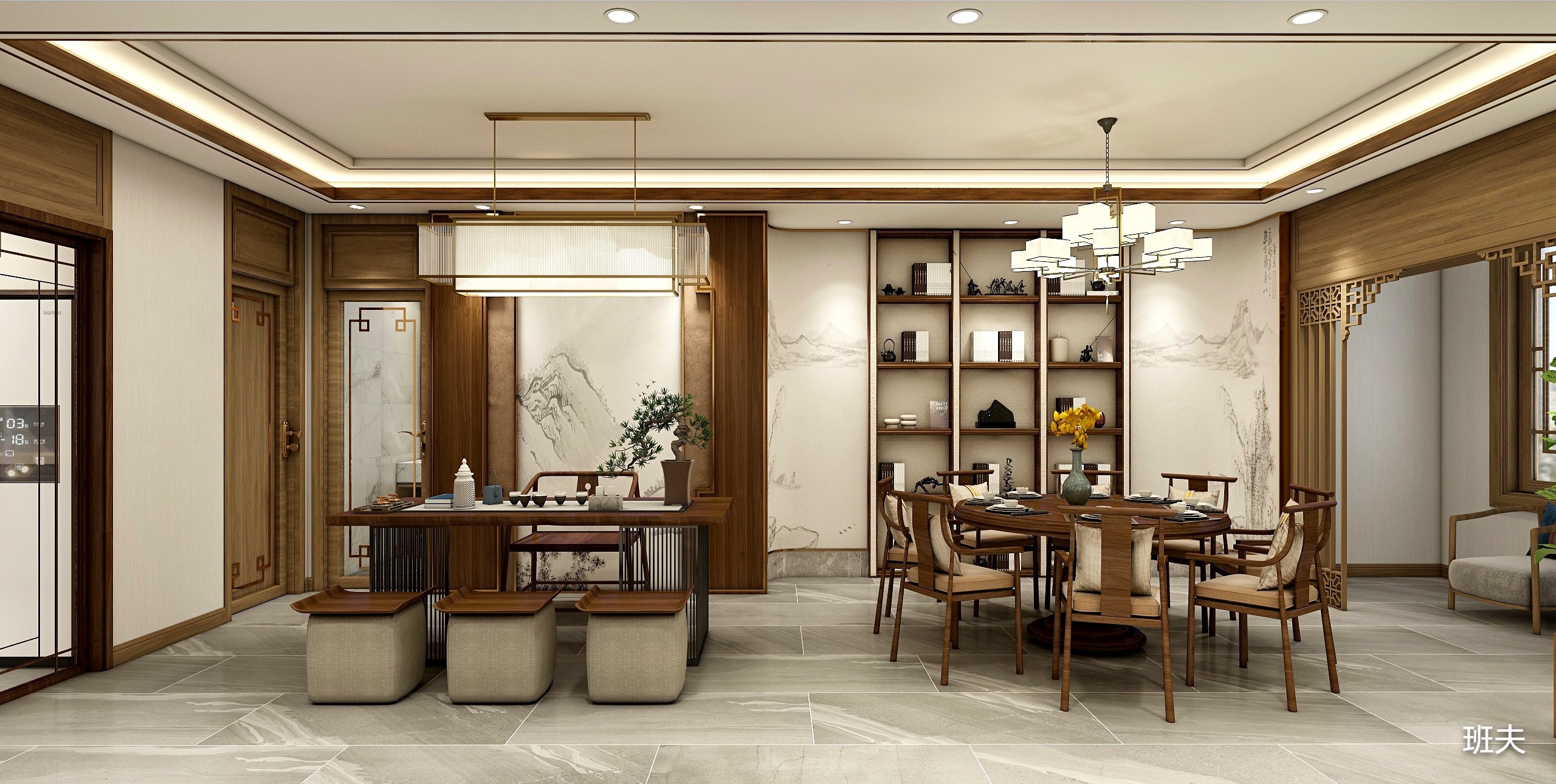 班夫-《星泰-新中式》装修效果图
