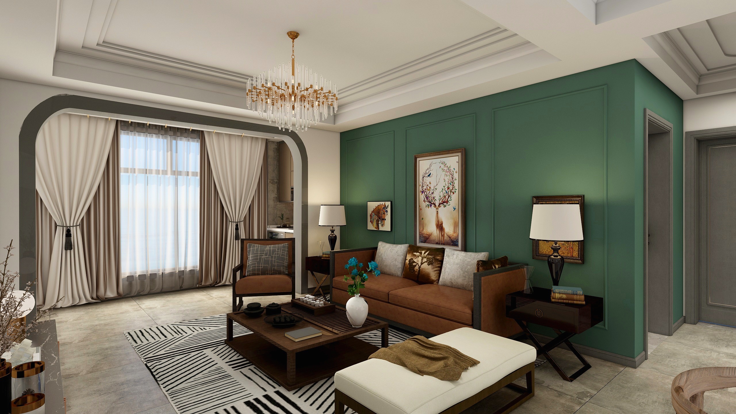 宁夏鑫艺装饰工程有限公司-中海悦府-装修设计方案