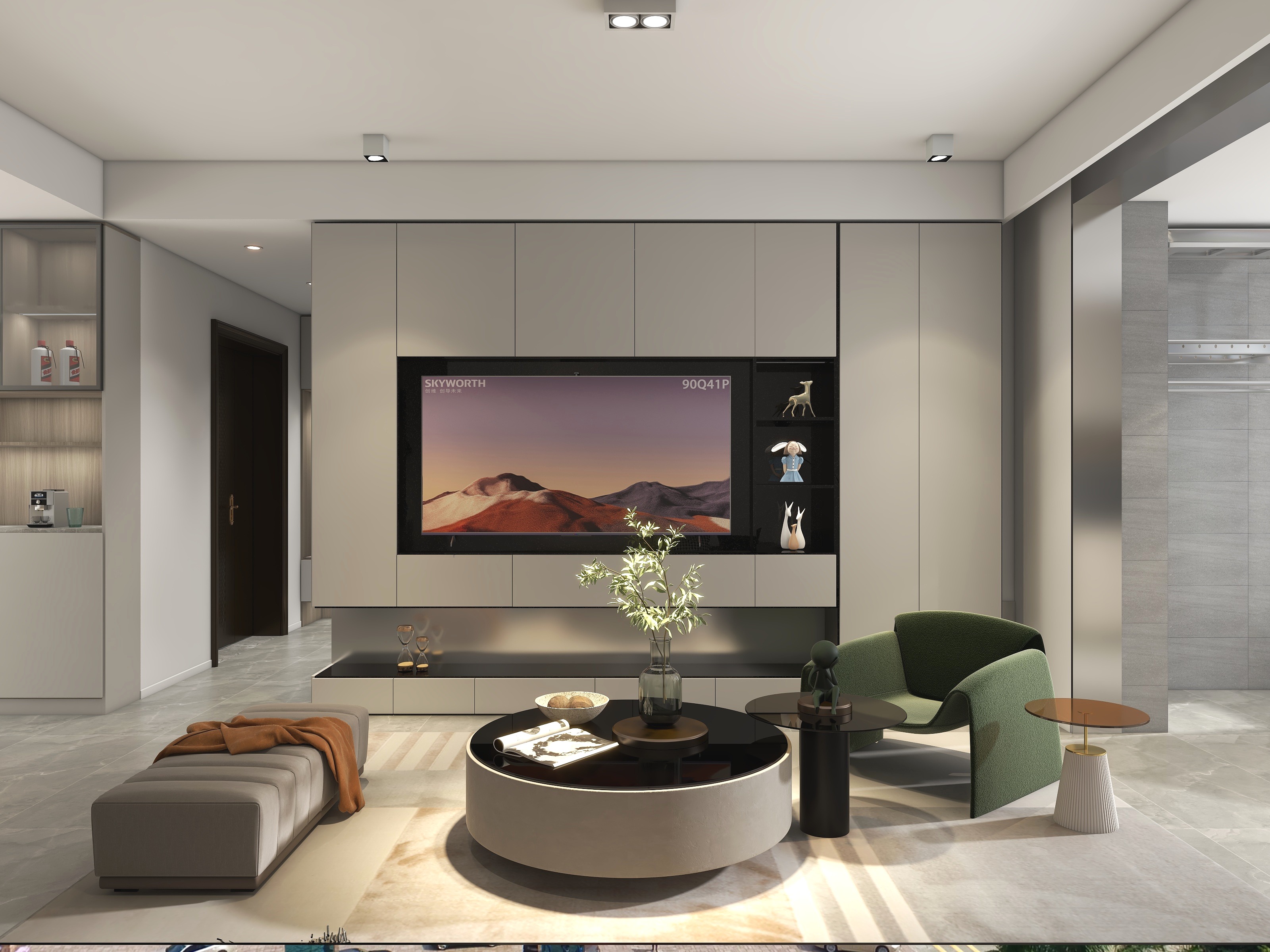 章法空间设计-虎北花园.dwg-装修设计方案