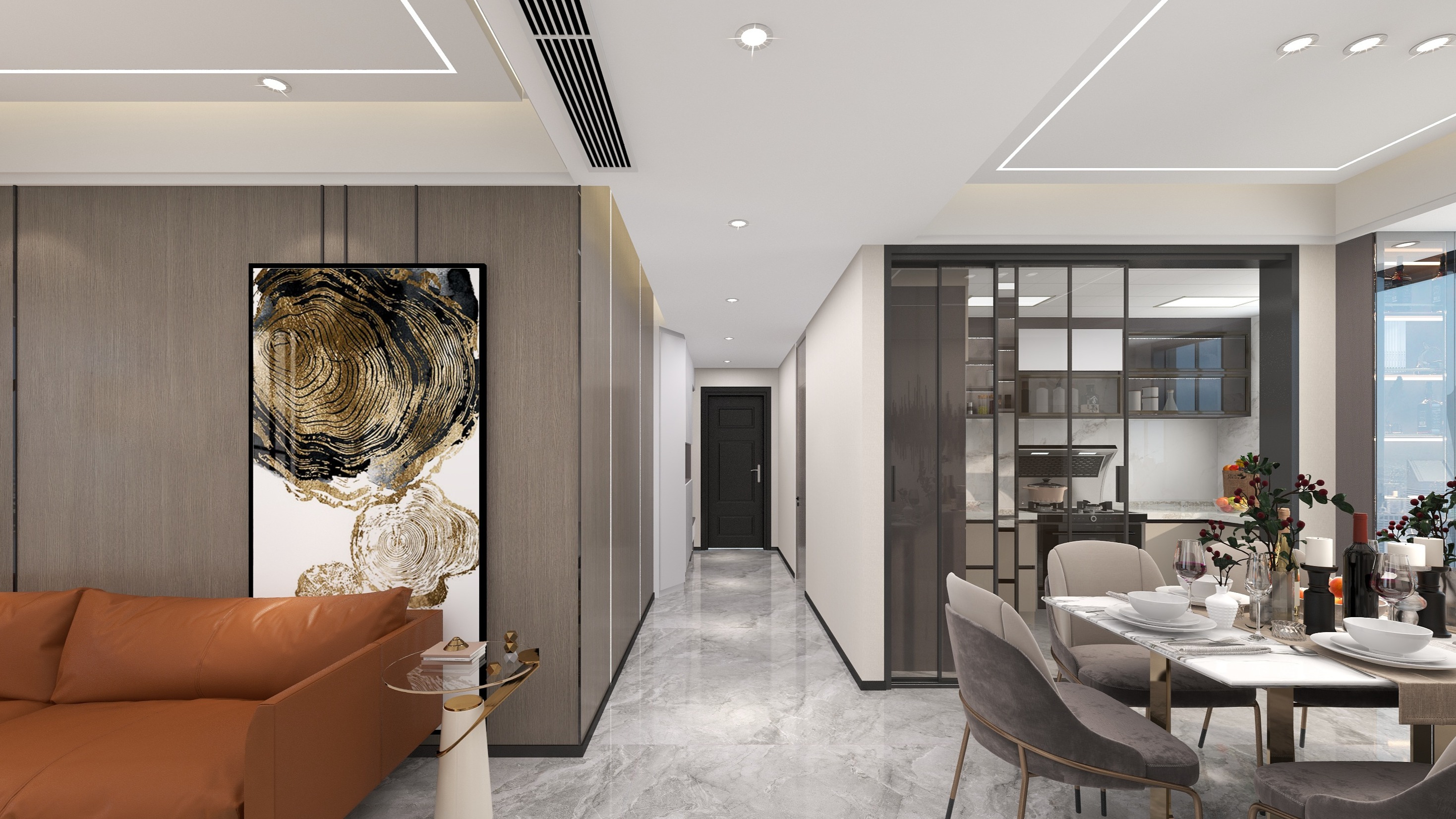 曲靖鼎塑装饰-应城海山——现代轻奢-装修设计方案