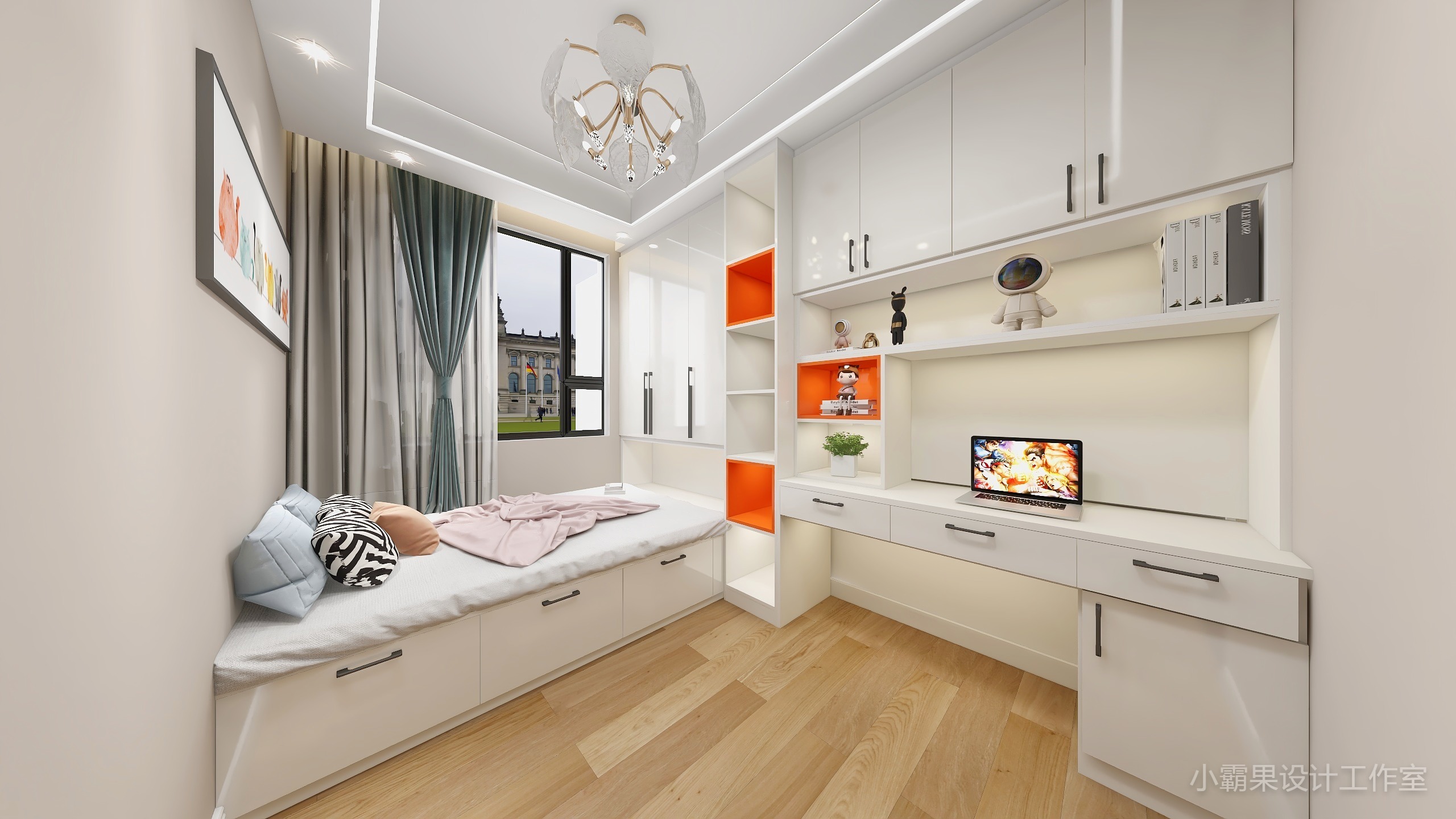 小霸果设计工作室-金凤新城A27--2-902蒋美女-装修设计方案