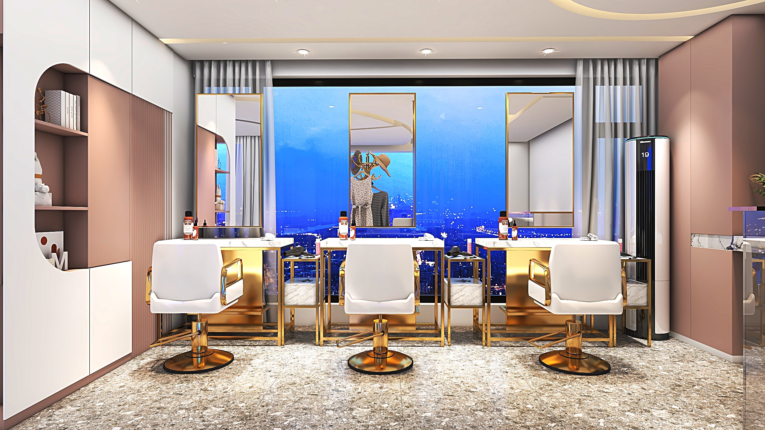 MK深化设计-G.R美发沙龙-装修设计方案