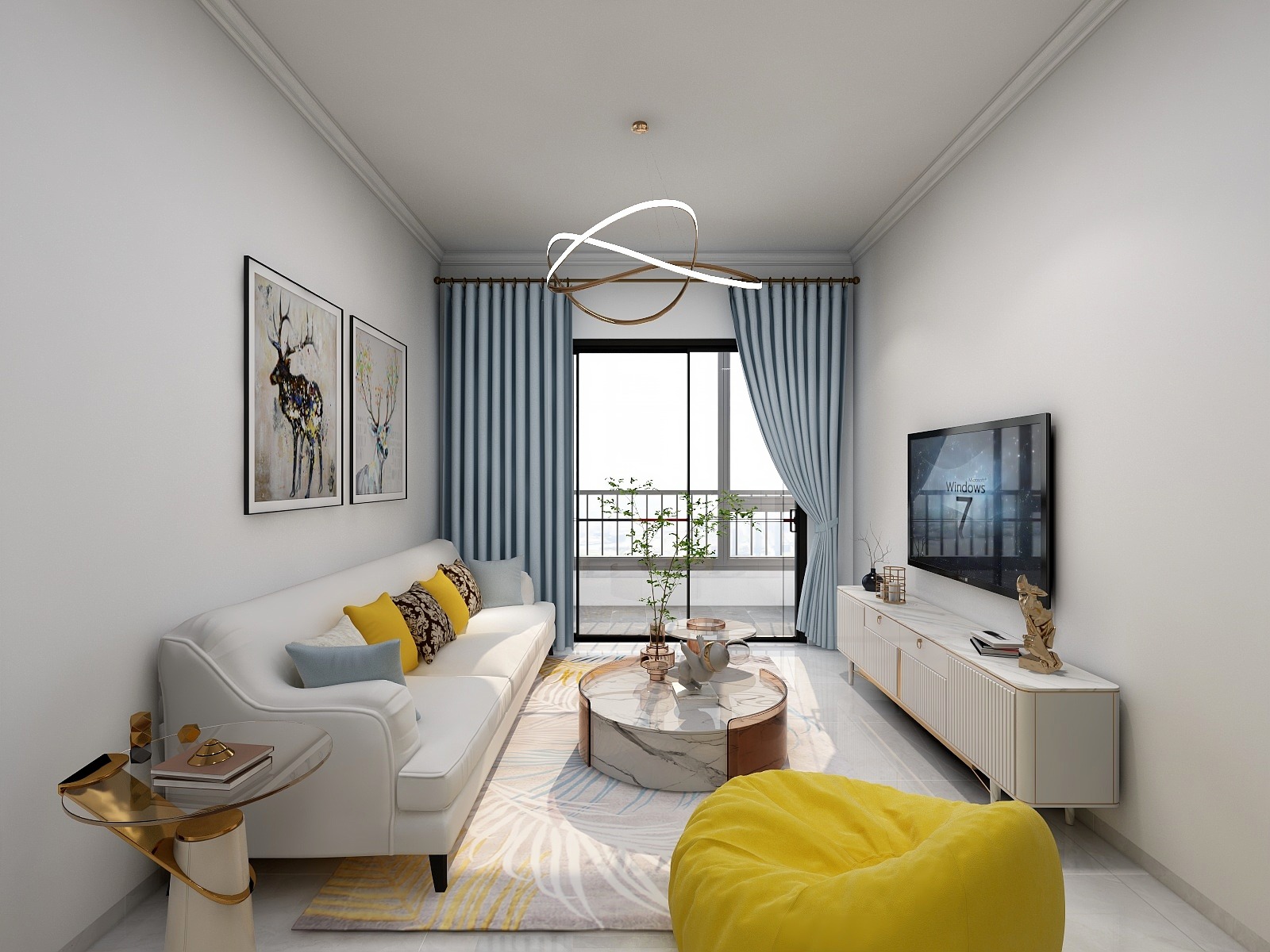 Archer工作室-金碧花园1期21栋406房（20-装修设计方案