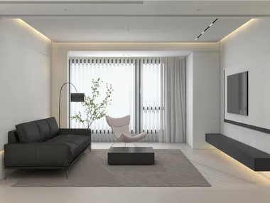 Ellen空间设计-极简125㎡2室装修效果图