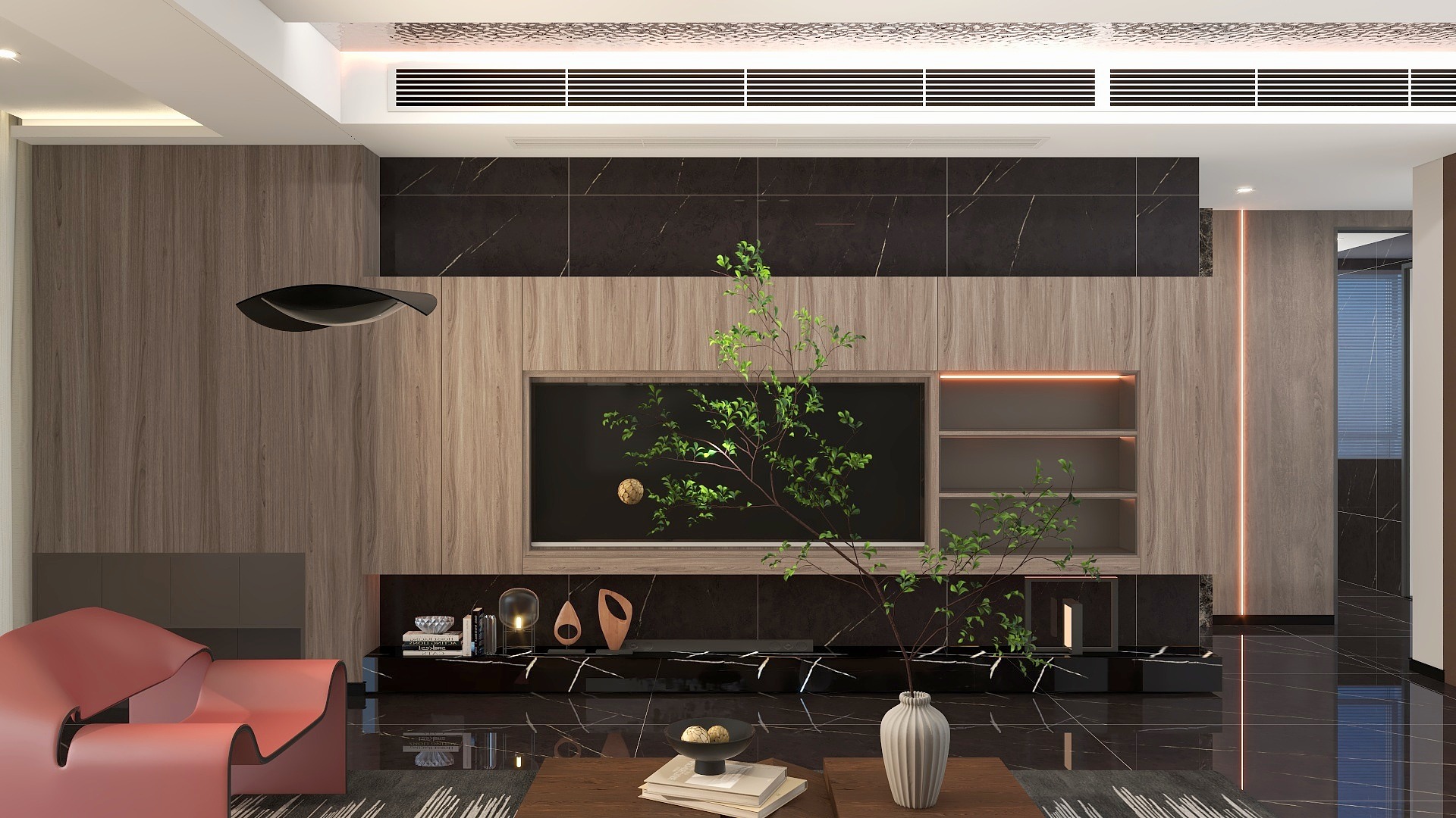 安福-万达桃溪园-轻奢装修效果图