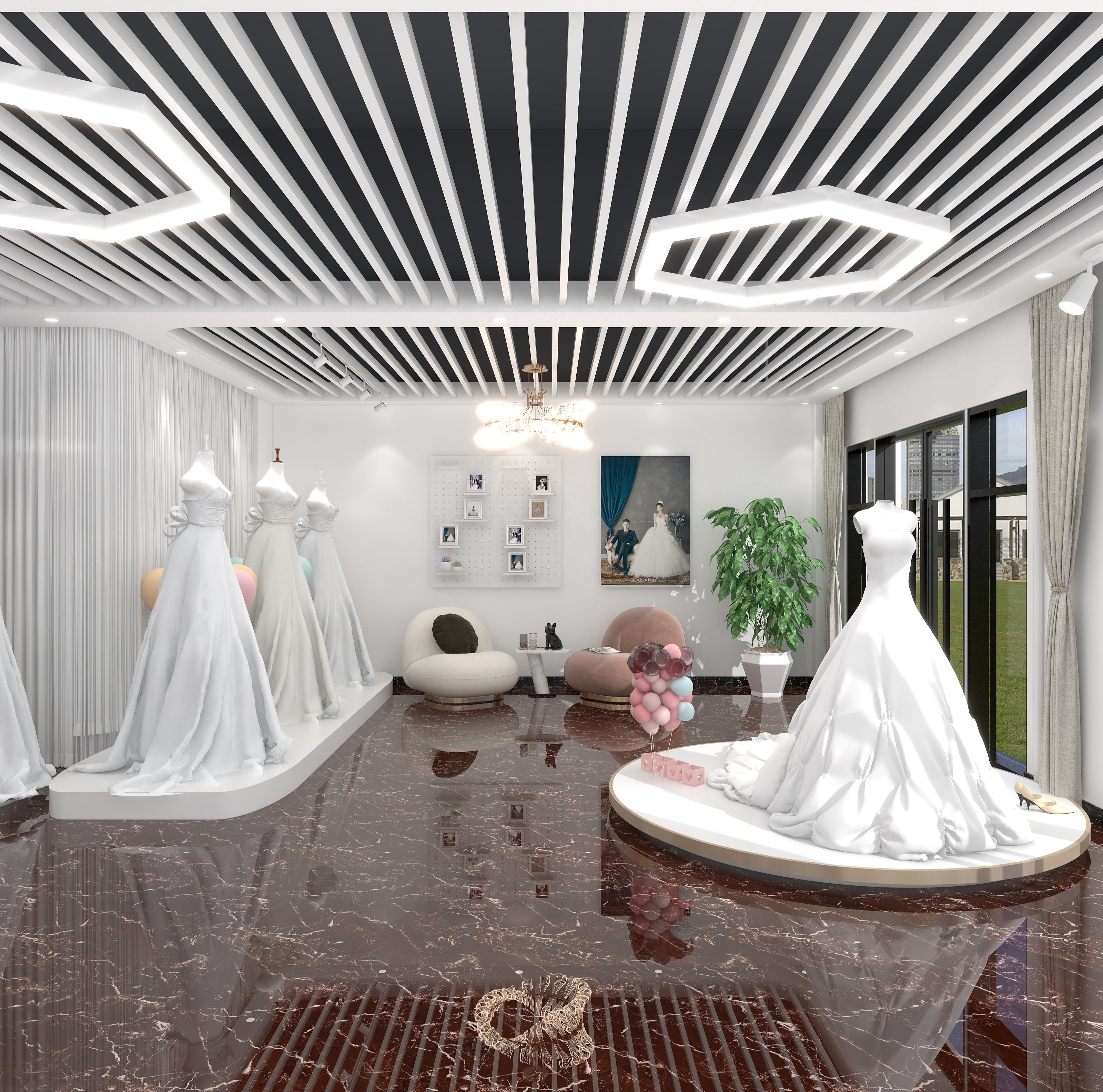 山锦-林安设计-婚纱店设计-装修设计方案
