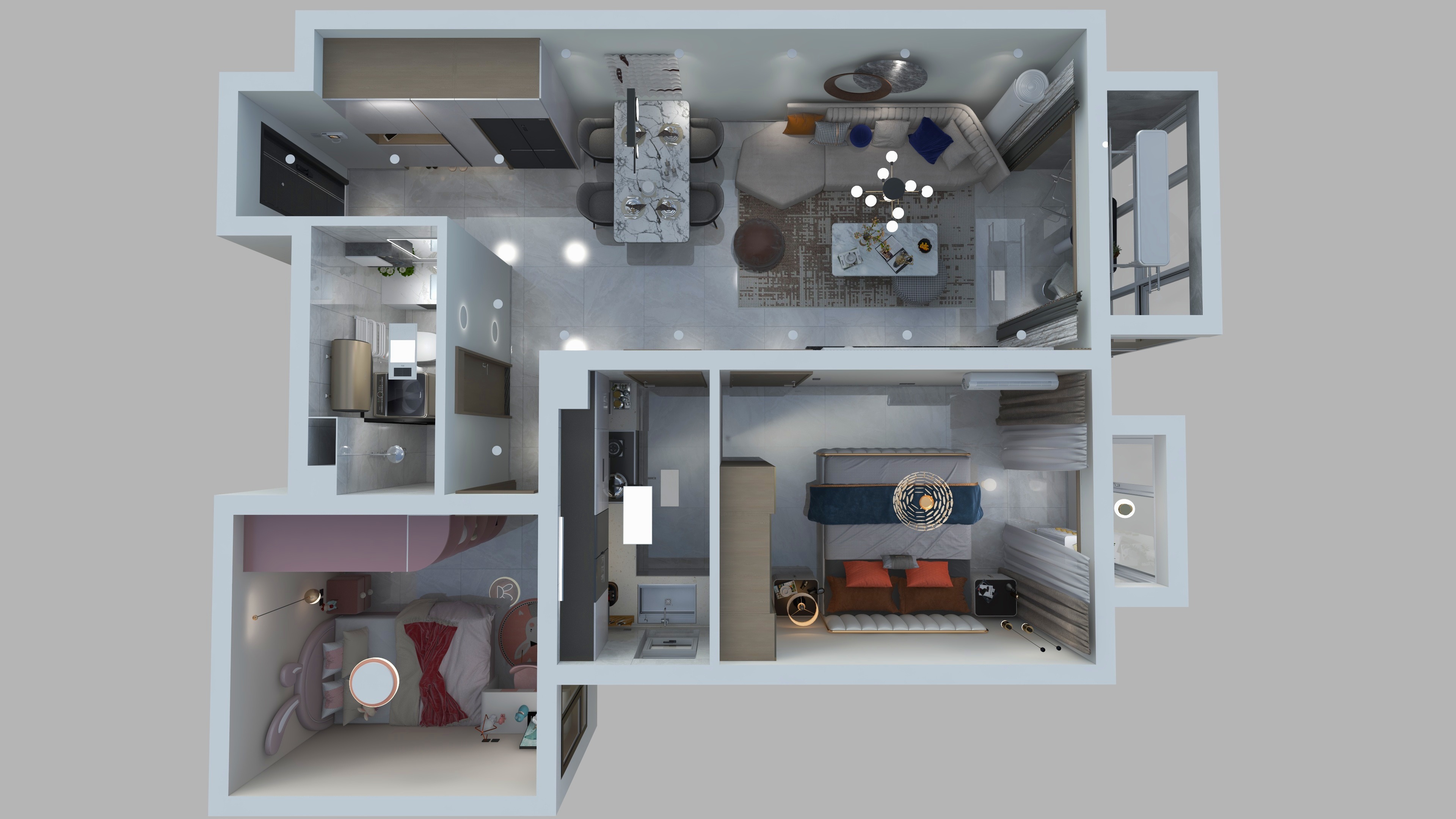 中凯建业-裴大小姐的家-装修设计方案