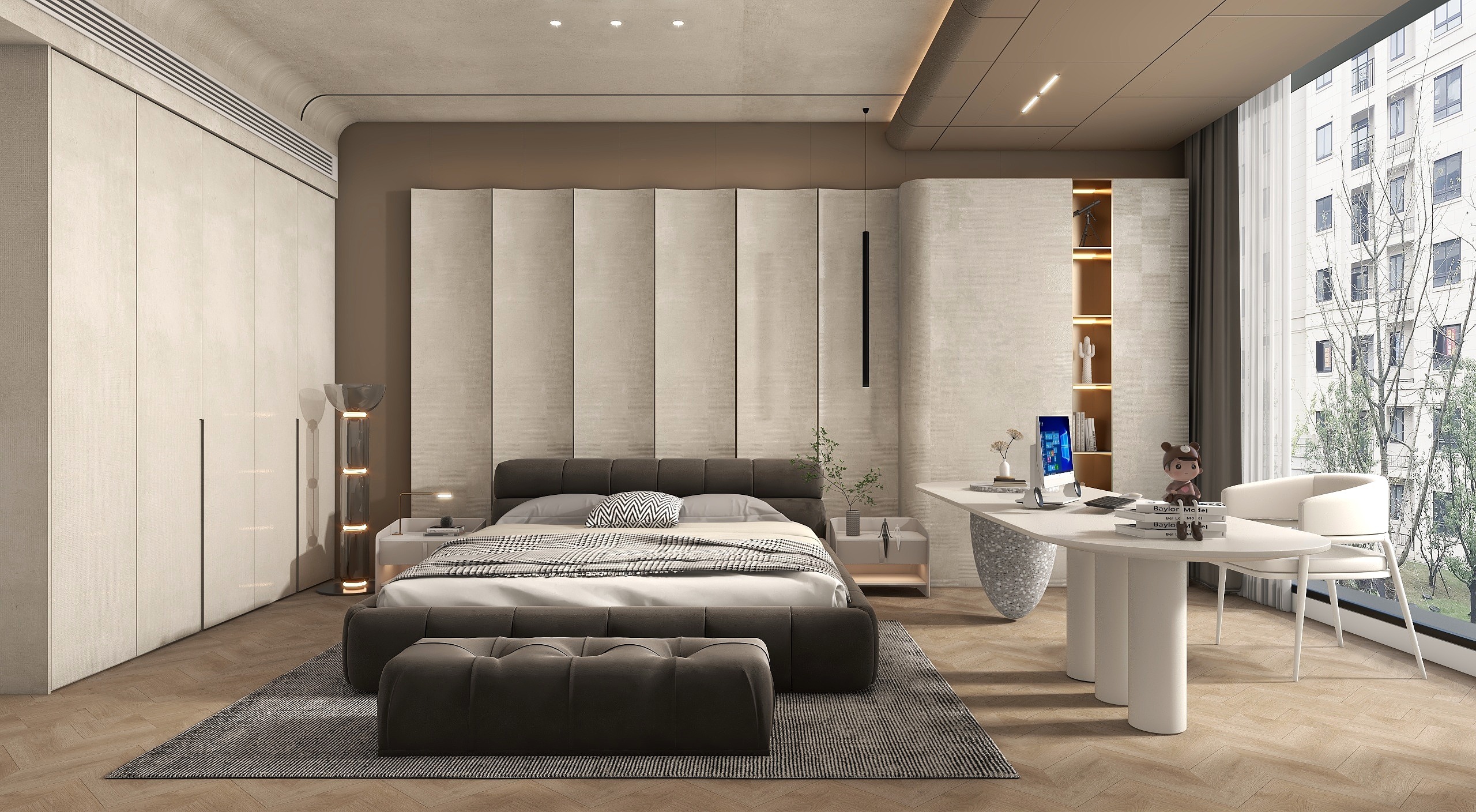 无道哥哥-71㎡4室装修效果图