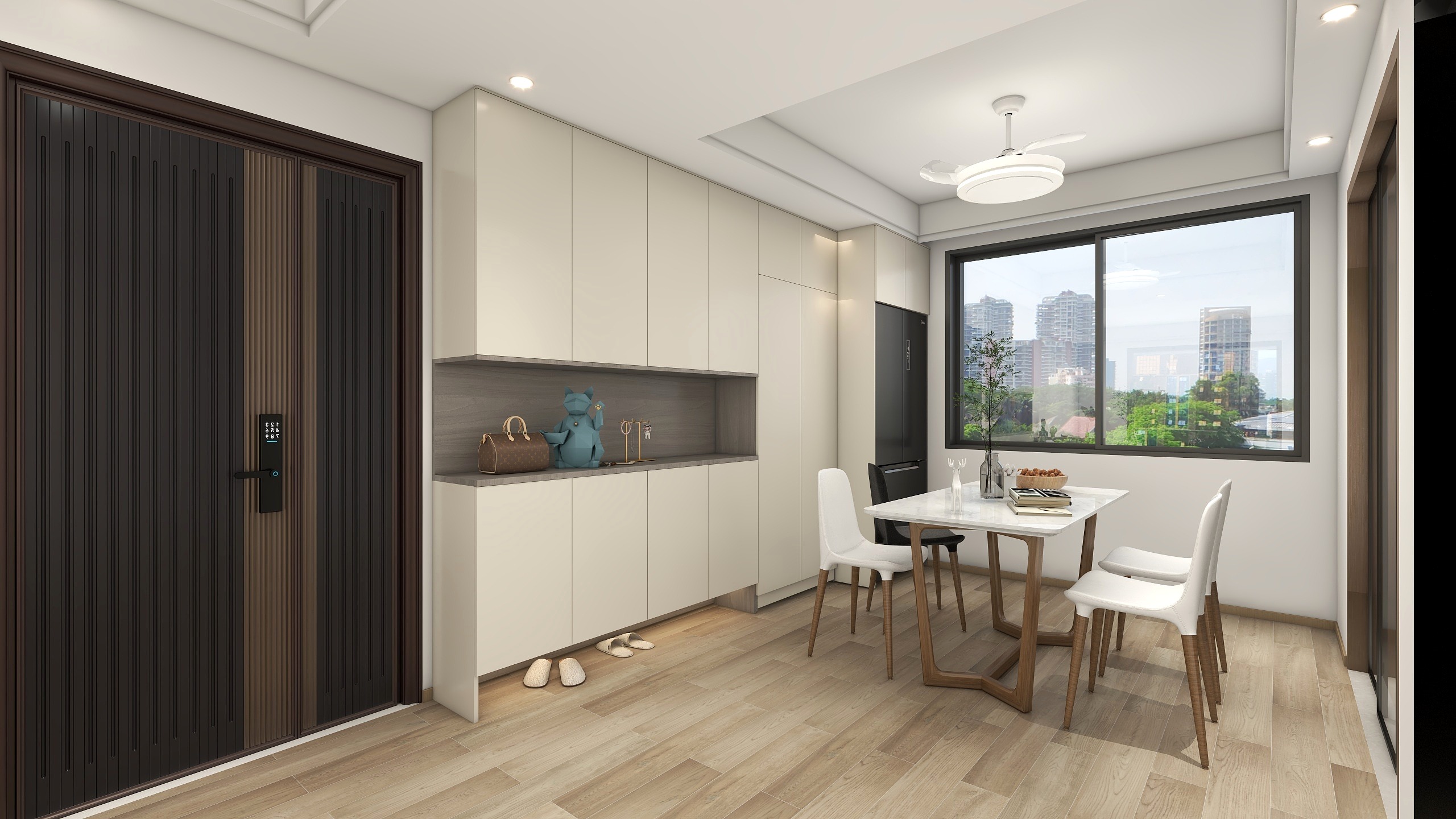 全案设计师杨位标-臻悦府13#.现代三房-装修设计方案