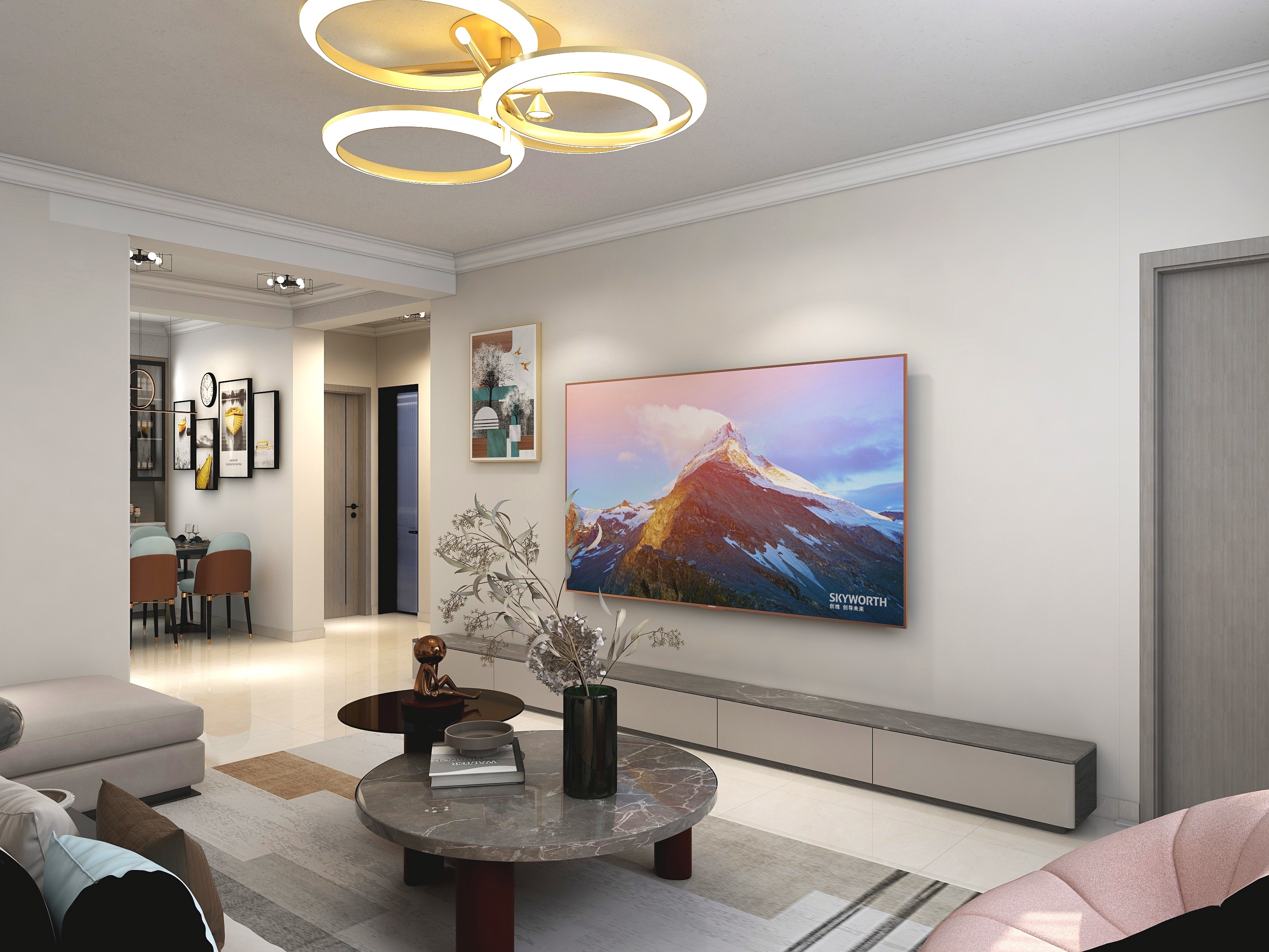 美丽家家居-博方小区5-5-201平面图-装修设计方案