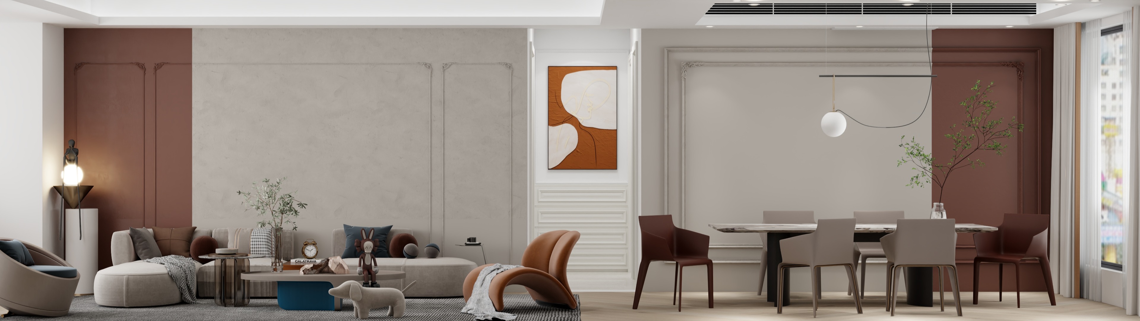 设计师珂源-世纪江尚三期178㎡2室装修效果图