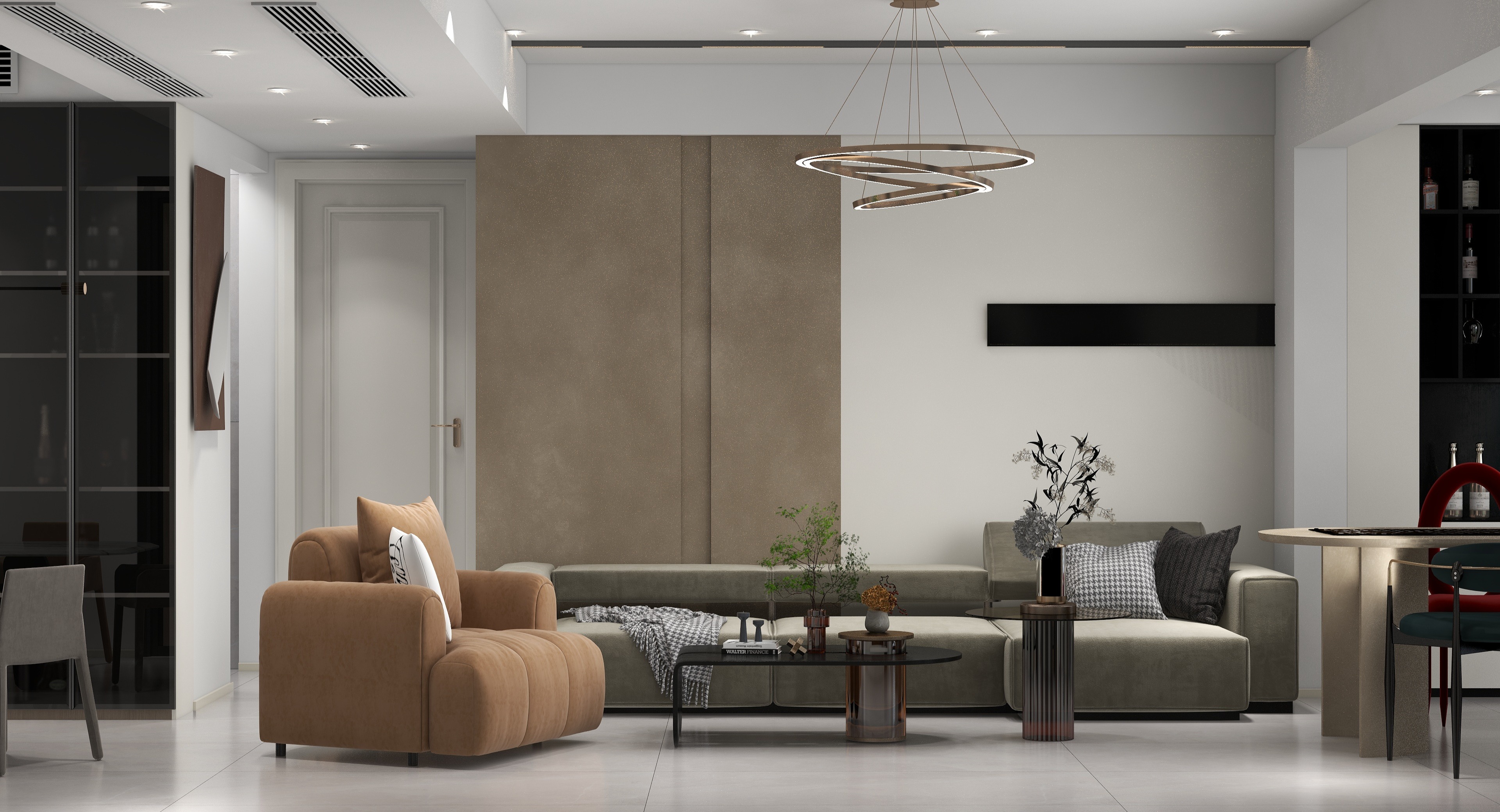 设计师珂源-锦绣滨江首府112㎡2室装修效果图