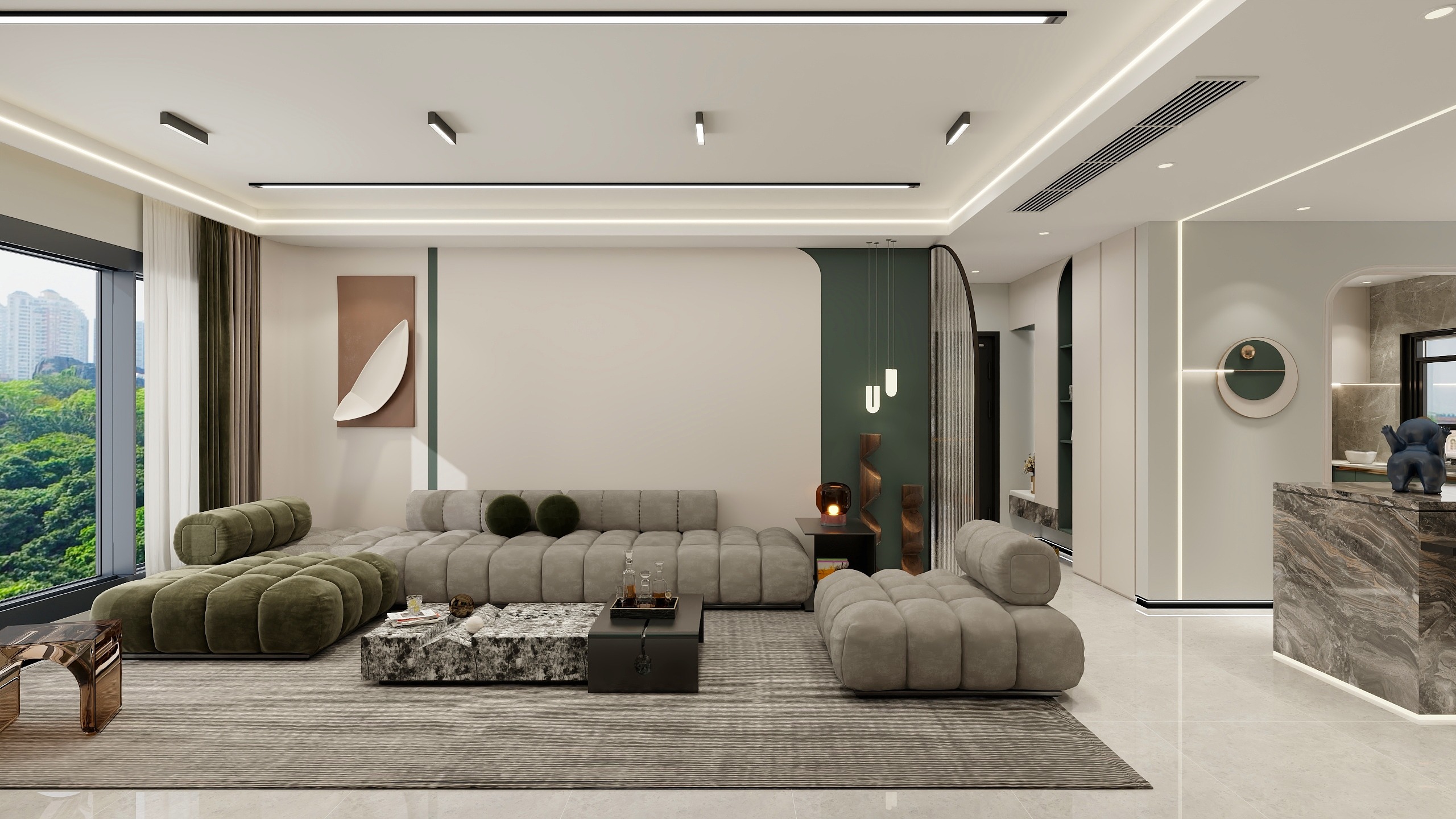 设计师吕佳阳-中海公园上城-装修设计方案