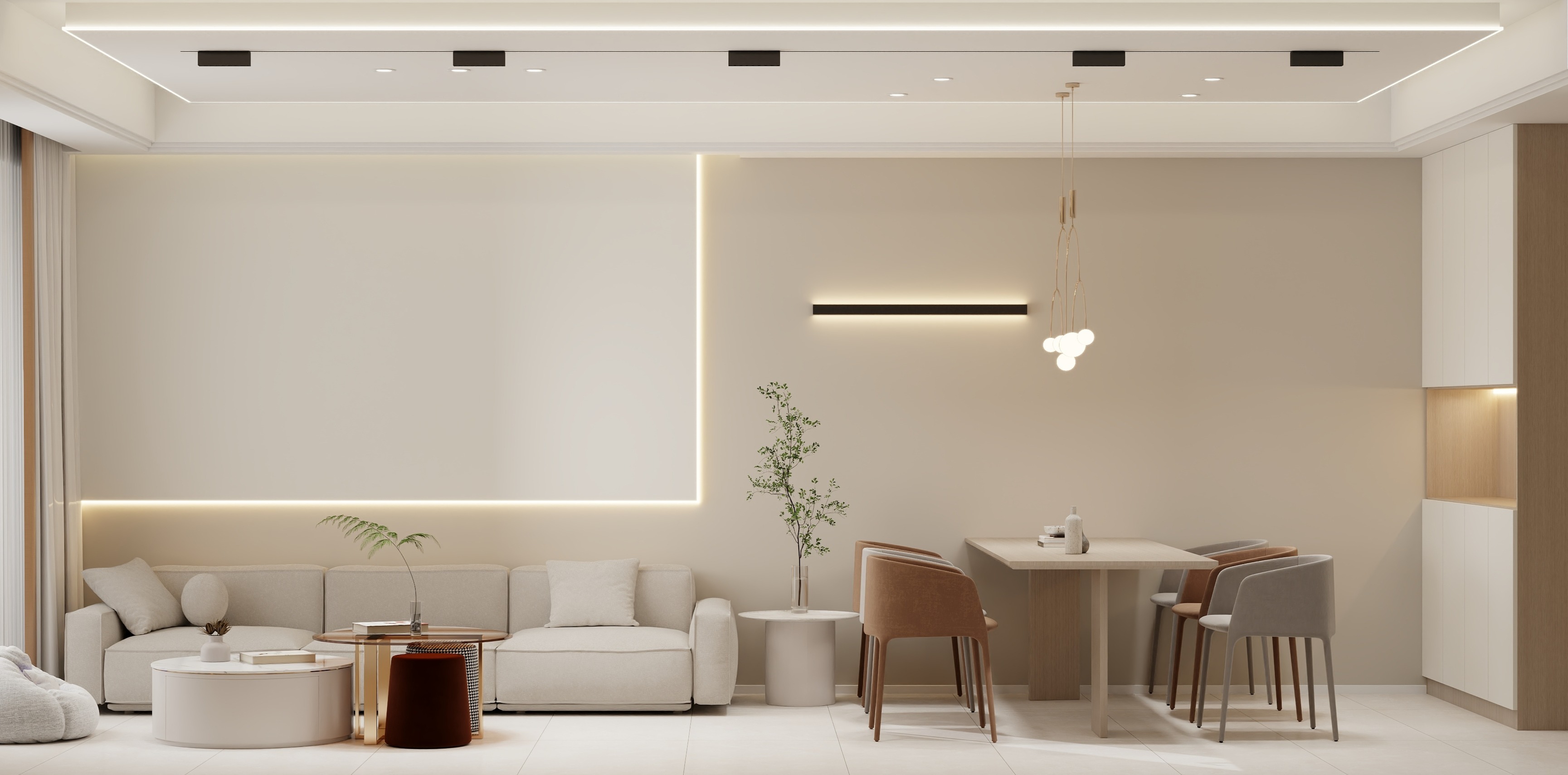 设计师珂源-宁康园87㎡3室装修效果图