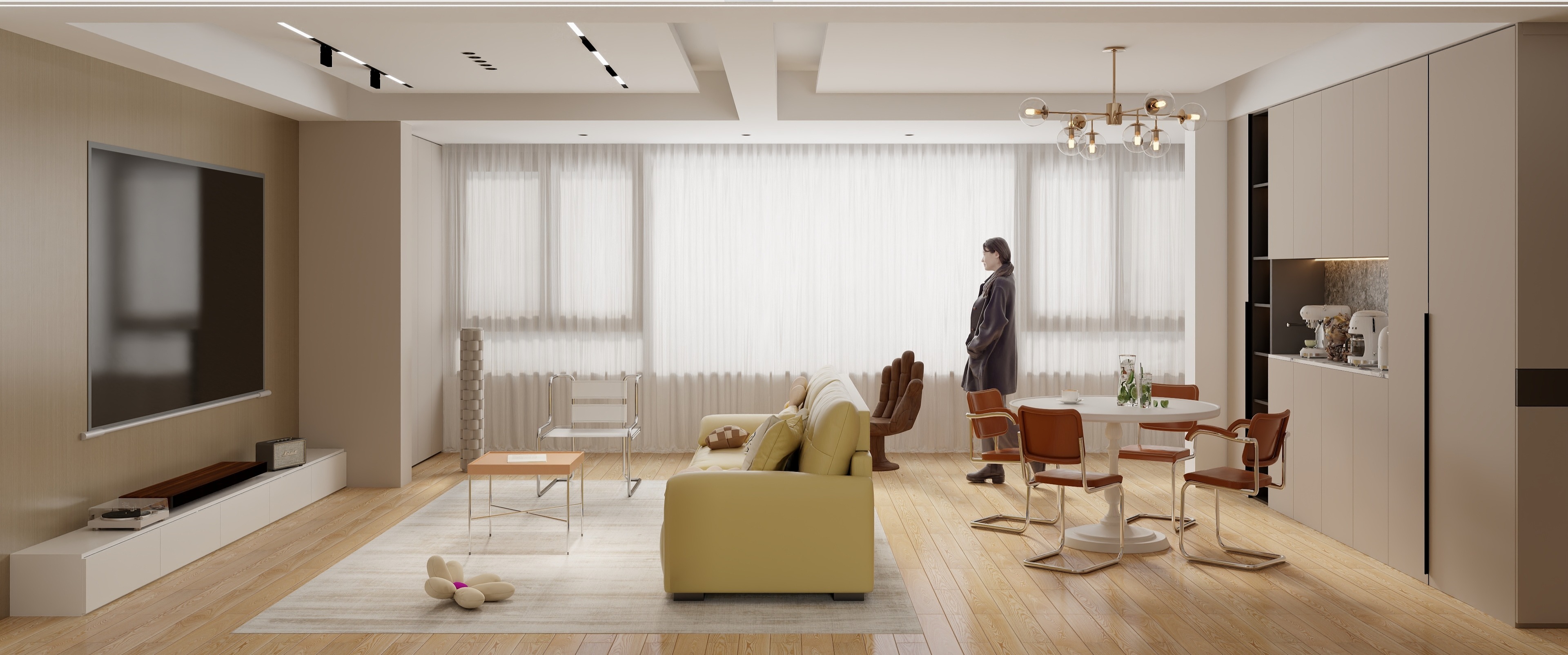 诺言white- 北欧现代全案设计-装修设计方案