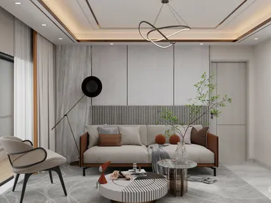 戈晶晶-137㎡3室装修效果图
