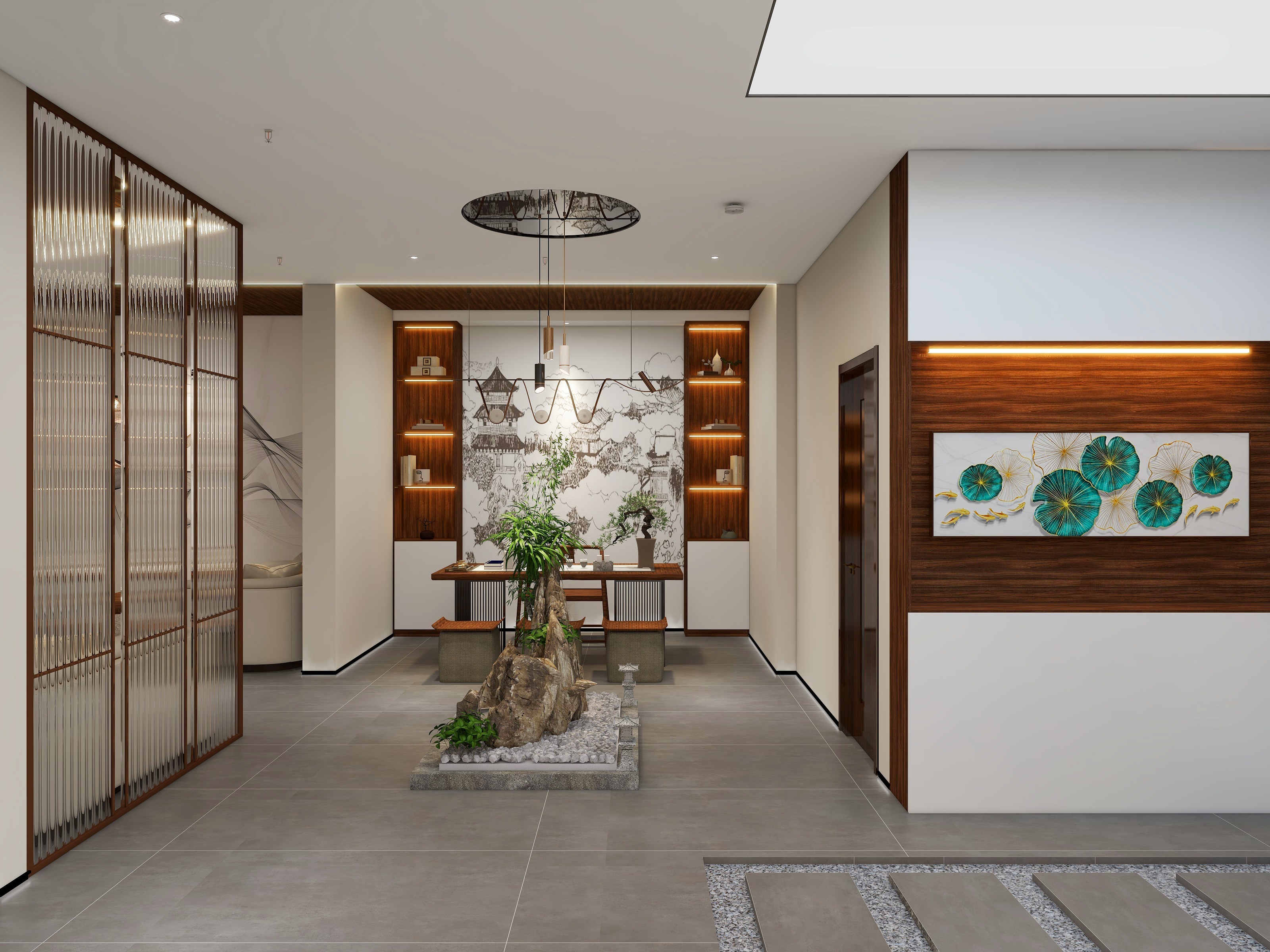 设计小小杨-咸阳金泰兰园300㎡-装修设计方案