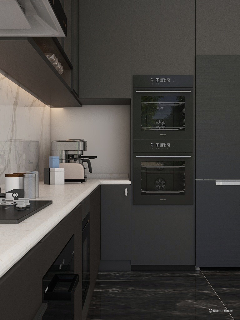 Modern Minimalist Black & White Kitchen Ideas