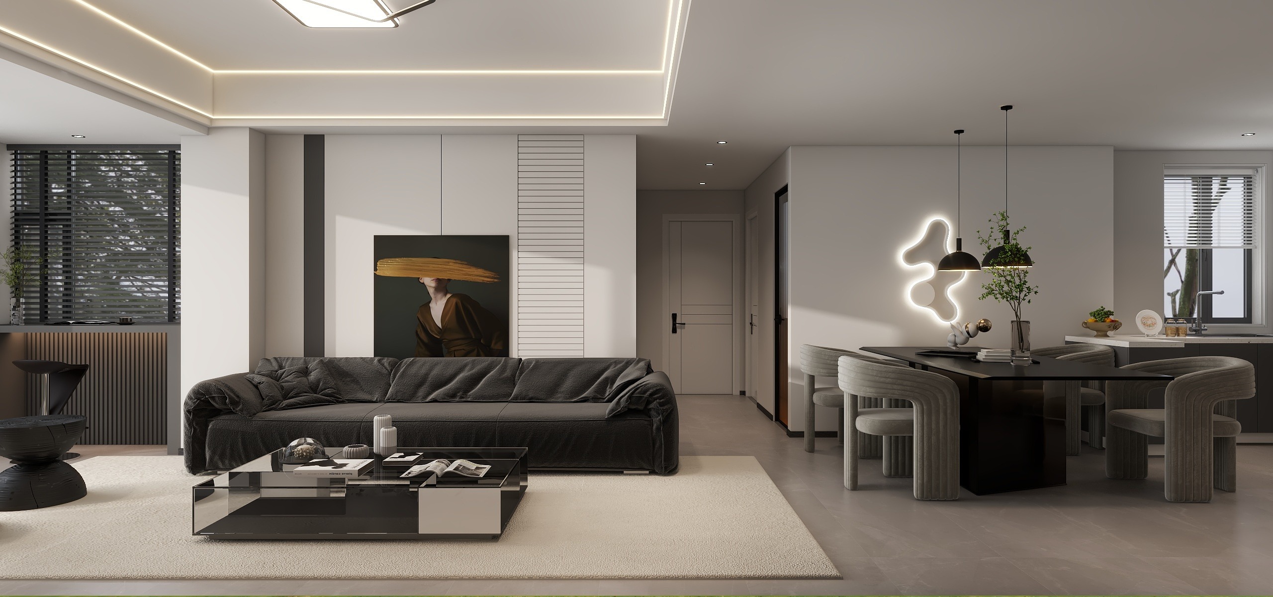 TS33333-建瓯旭日城97㎡3室装修效果图