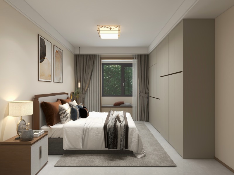 Contemporary Violet-Toned Bedroom Design Ideas