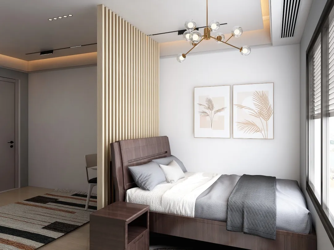 coohome540的装修设计方案:bedroom interior design