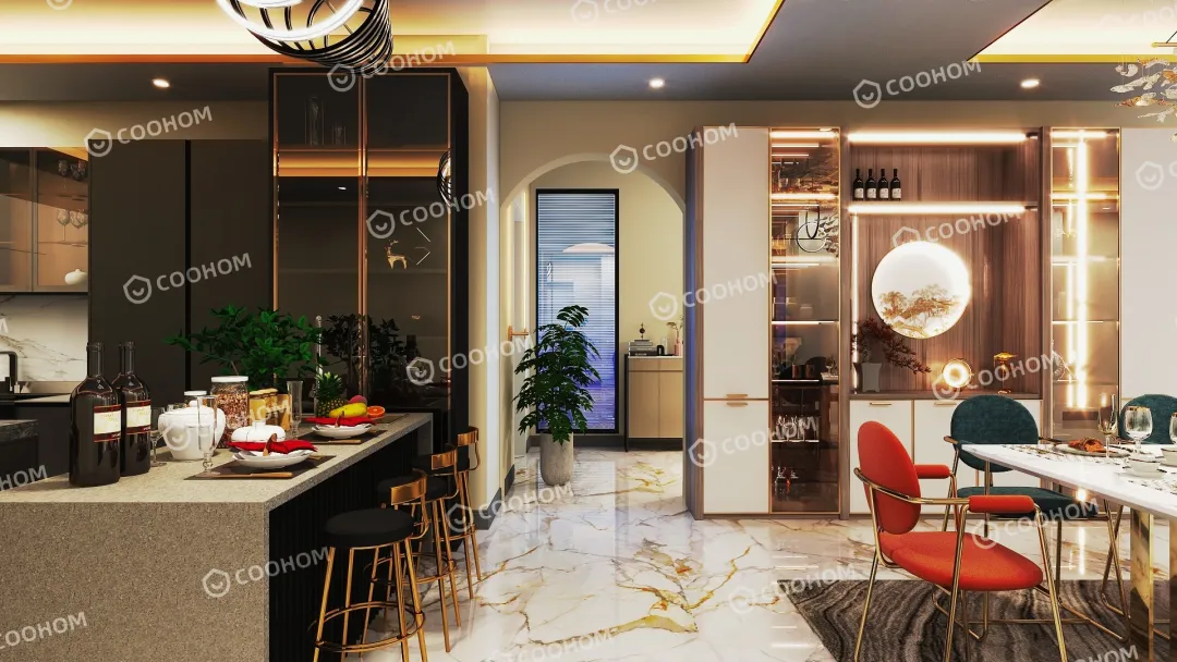 Little Vixen的装修设计方案:Home interior design 