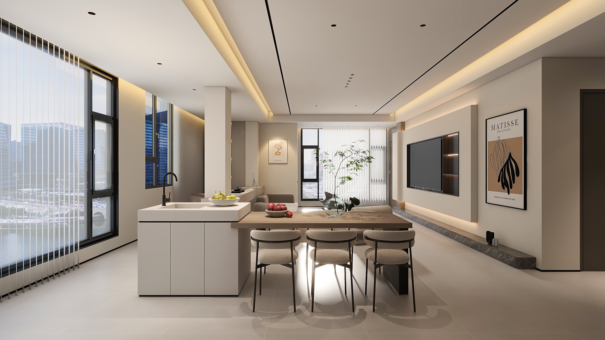 173-2243-8313陈工-自建房157㎡3室装修效果图