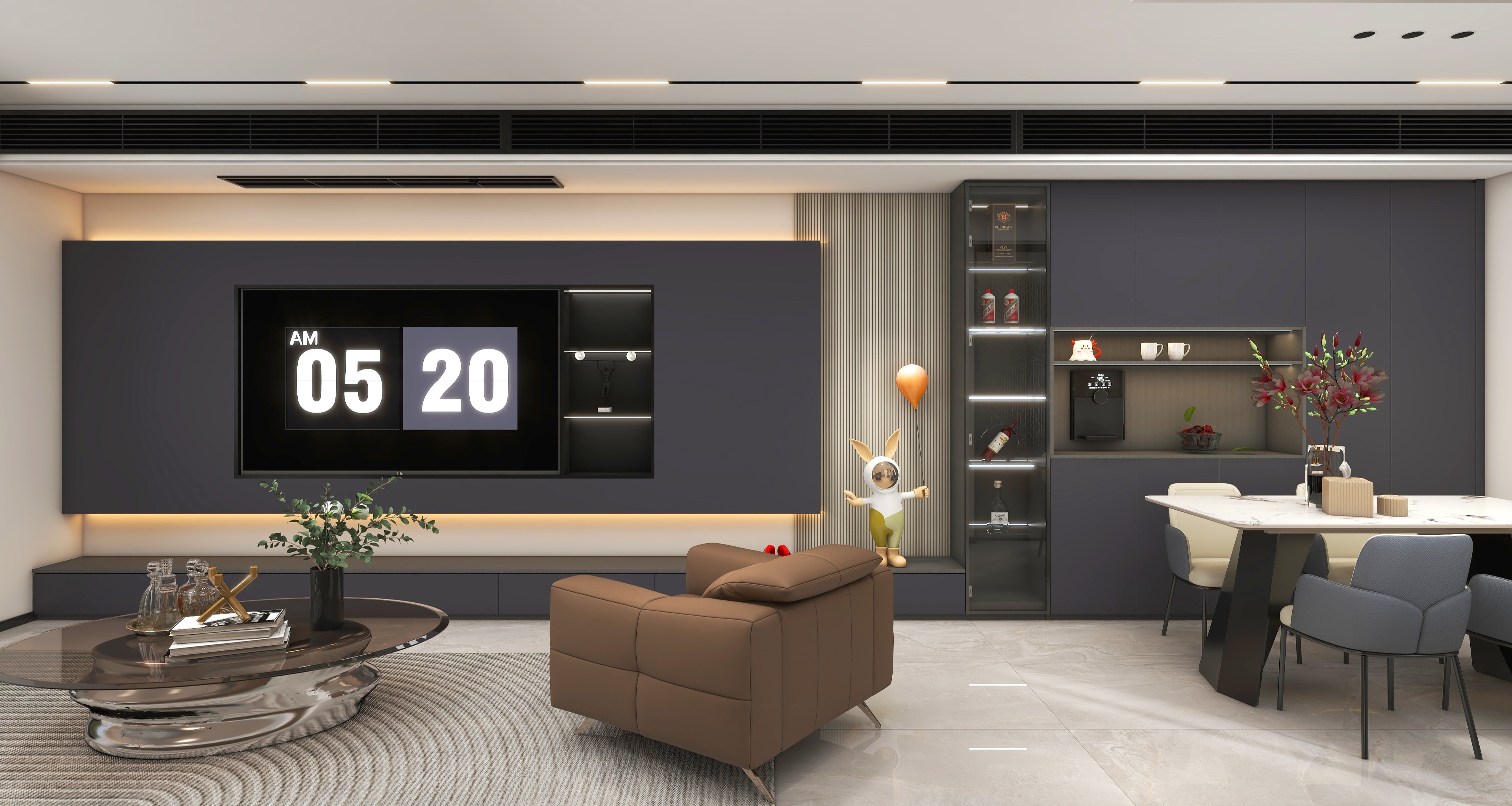 恩施顾家urhf-小区房100㎡2室装修效果图