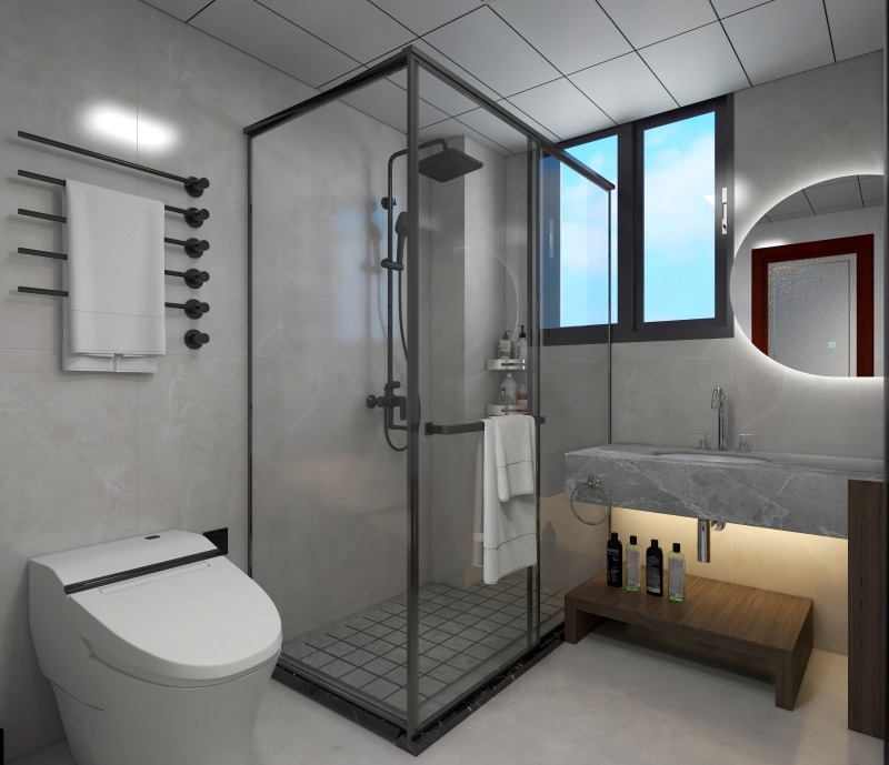 Modern Small Bathroom with Sleek Design