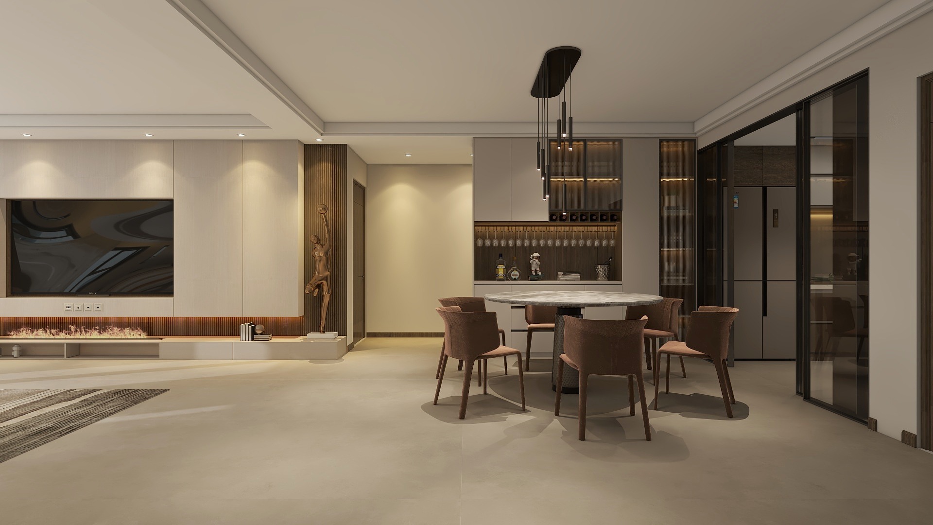 米***KPWC-153㎡3室装修效果图