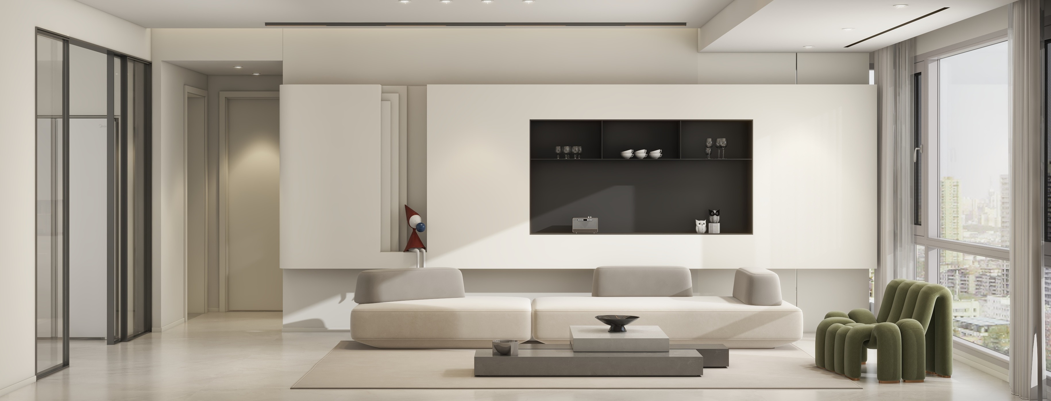 设计师珂源-溯禾荷园悦府124㎡4室装修效果图