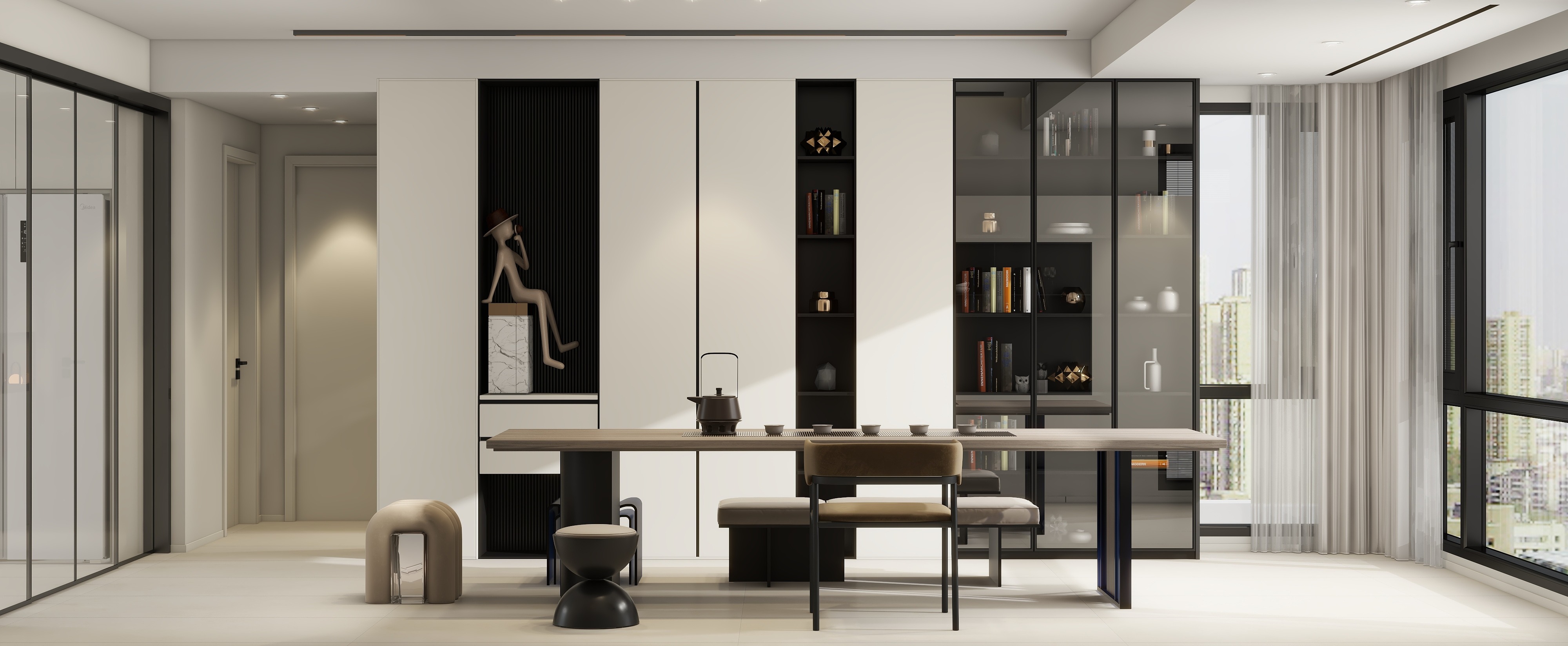 设计师珂源-溯禾·三千樾124㎡4室装修效果图