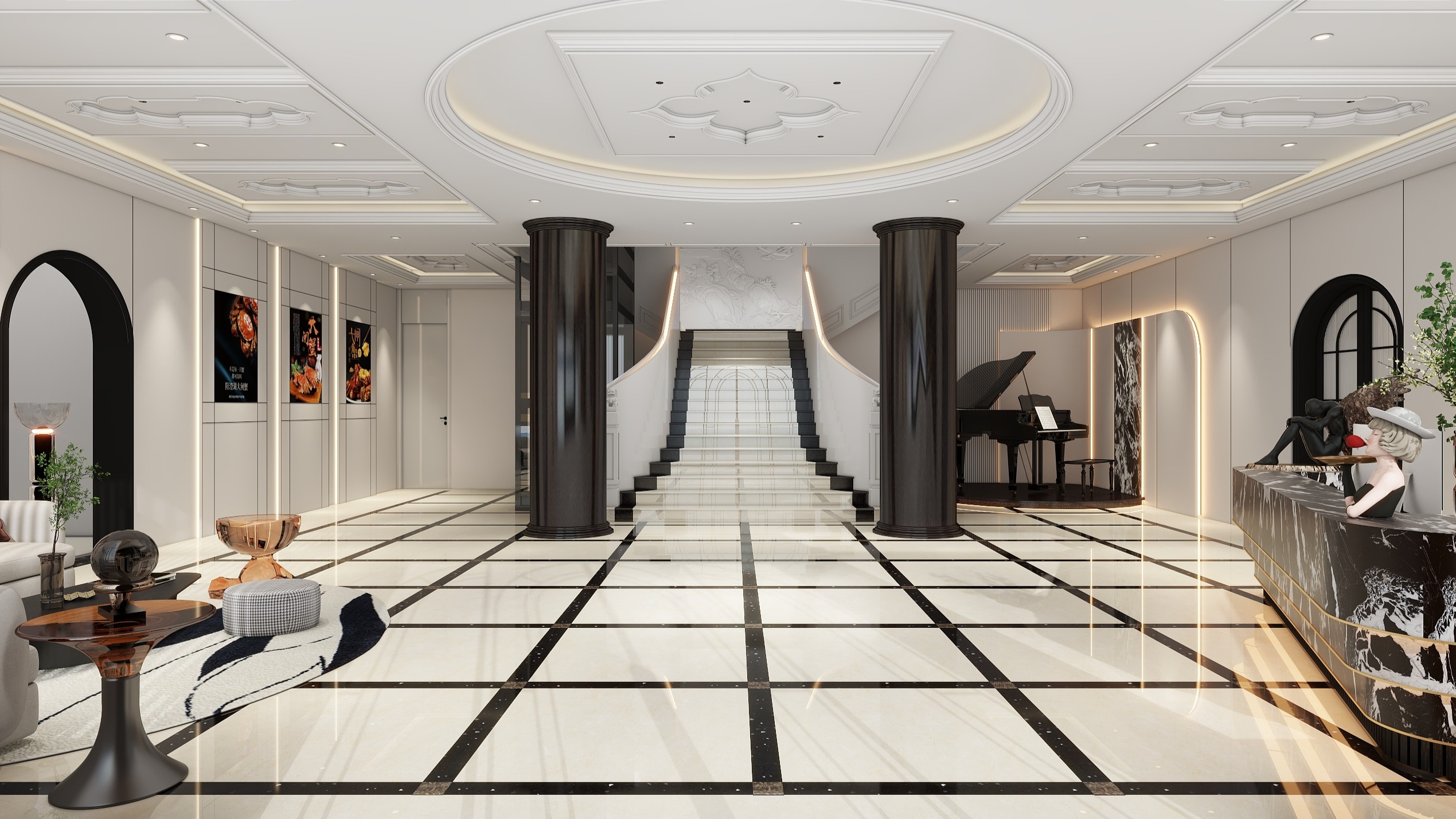 熙皑-周氏蟹楼-装修设计方案