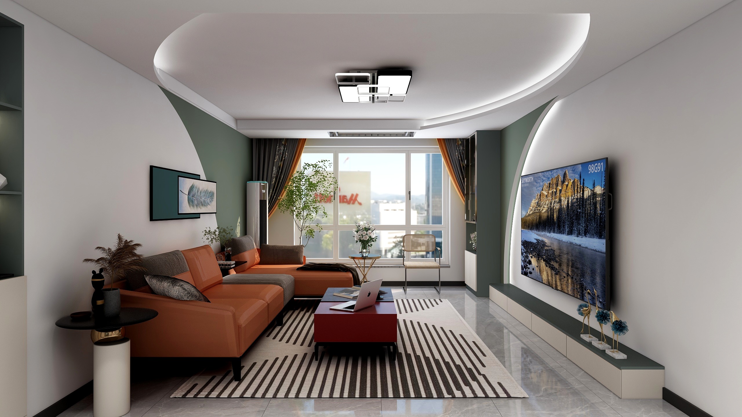 初开10111-128㎡3室-装修设计方案