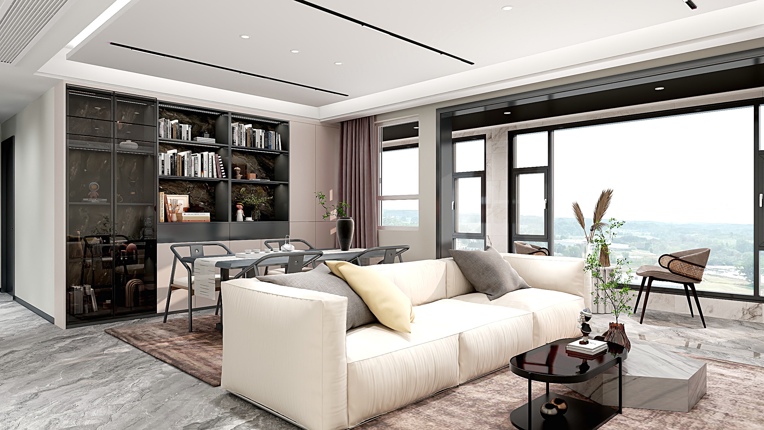 咸阳设计师-珑樾府121㎡3室-装修设计方案