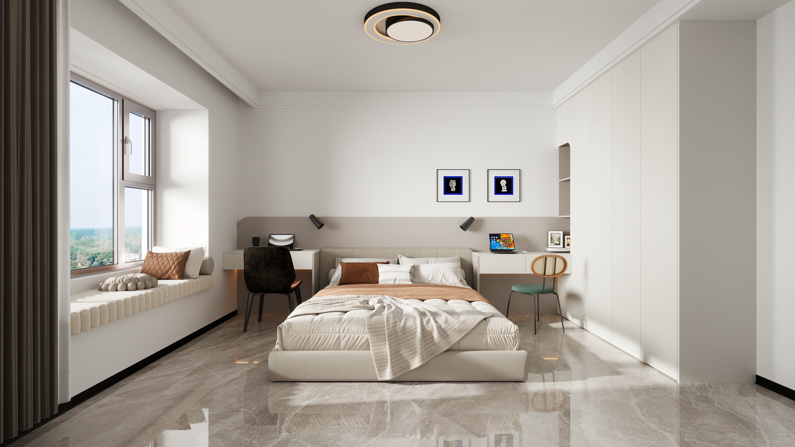 设计师舍得-听湖60-2-1402-装修设计方案