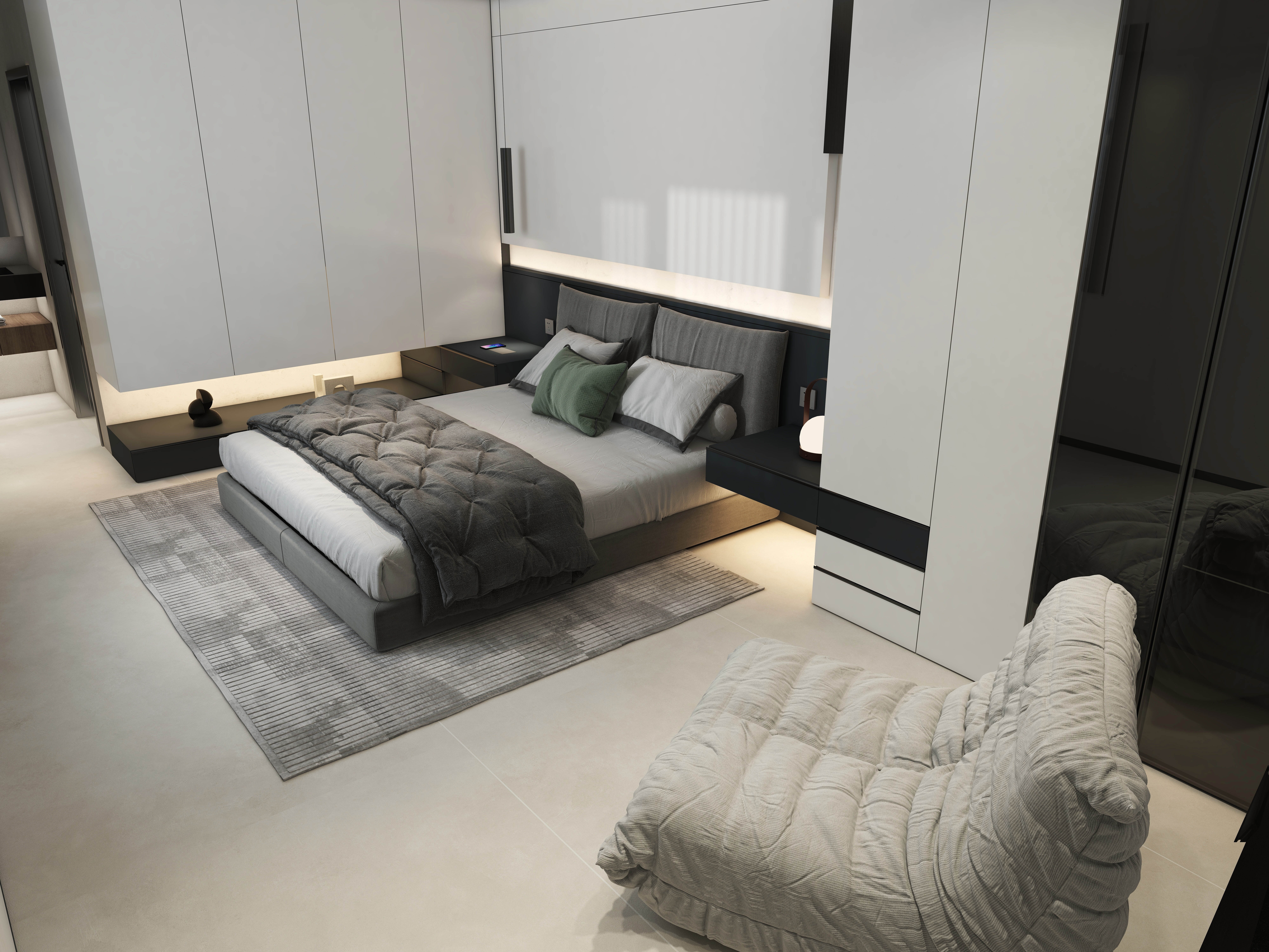 SoAlive-金山豪景【现代极简黑白灰】-装修设计方案